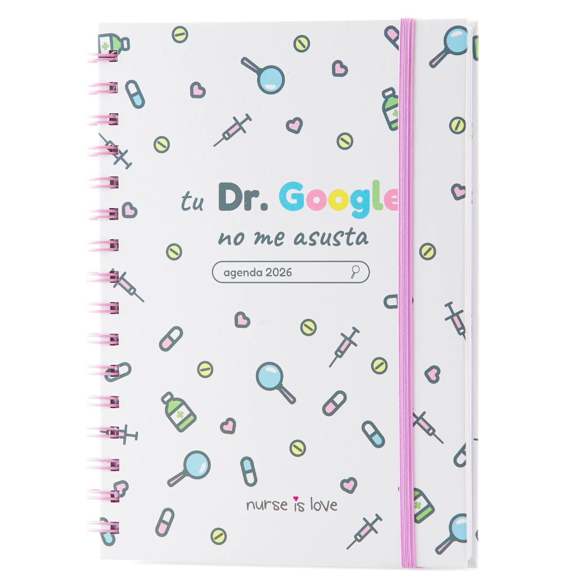 Agenda para Enfermeras Google de Nurse is Love para enfermería y sanidad