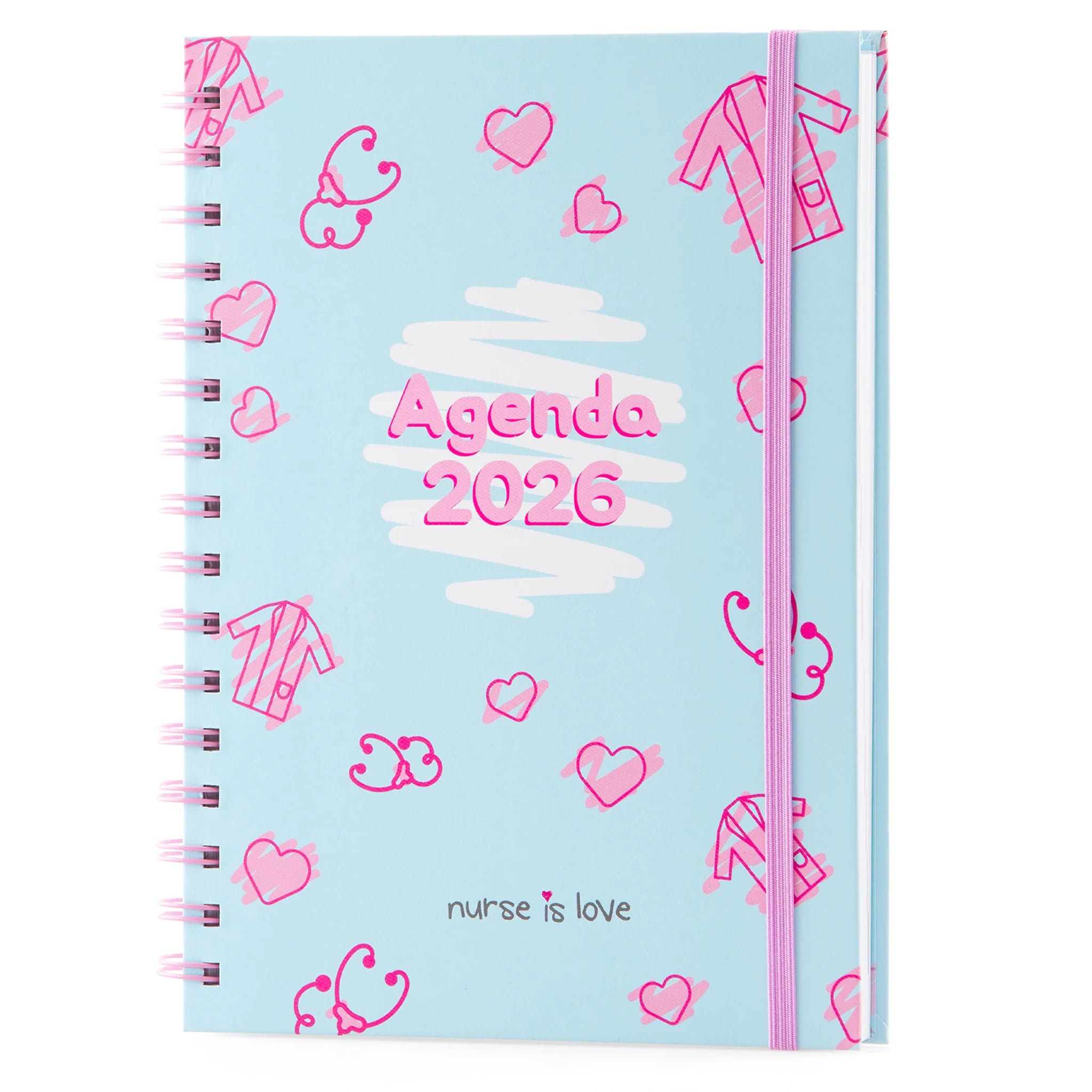 Agenda para Enfermeras Azul de Nurse is Love para enfermería y sanidad