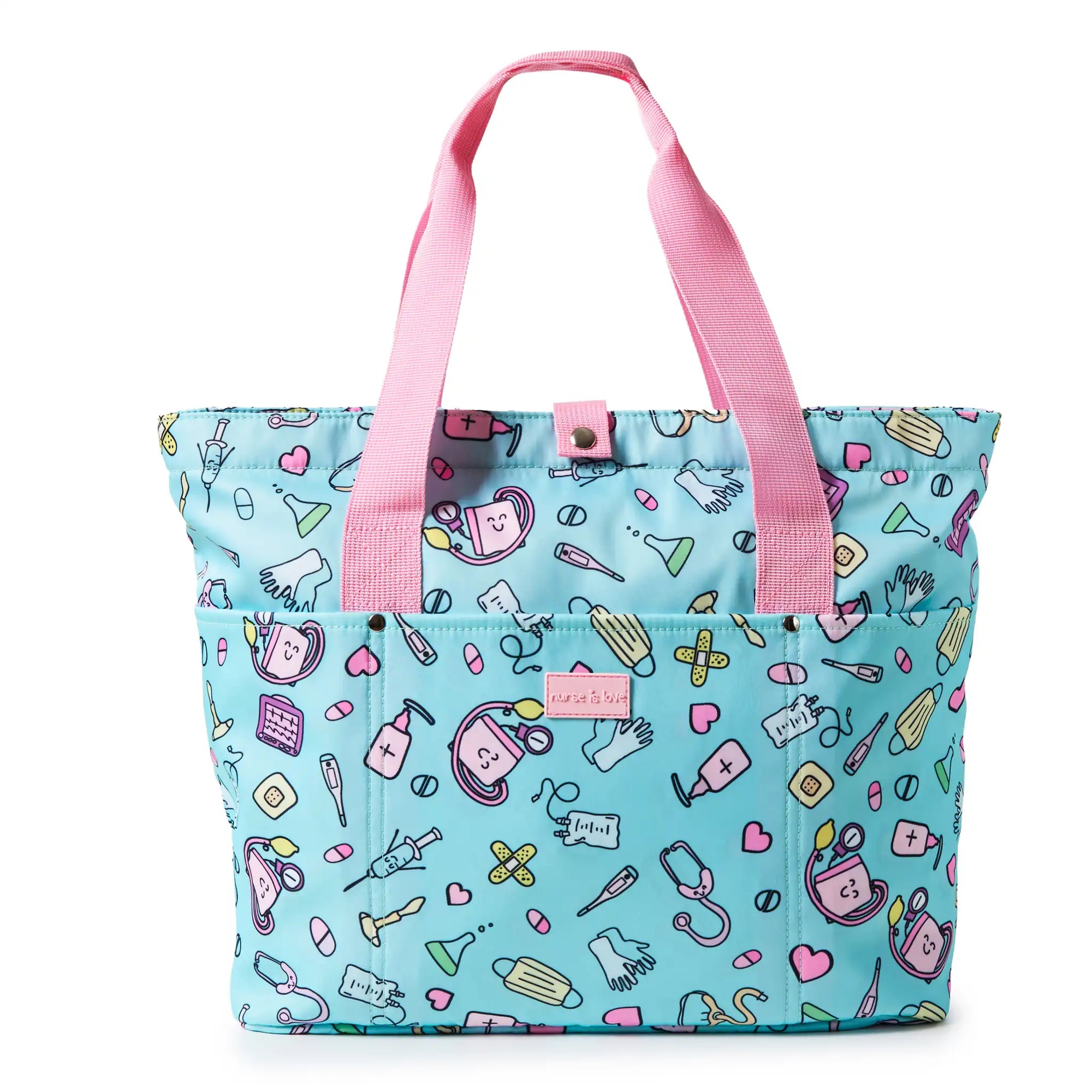 Bolso Mujer Aqua Instrumentos de Nurse is Love para enfermería y sanidad