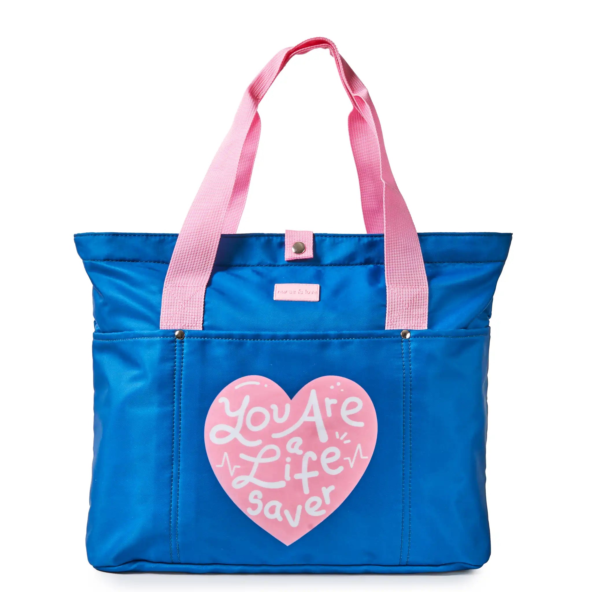 Bolso Mujer Corazón de Nurse is Love para enfermería y sanidad