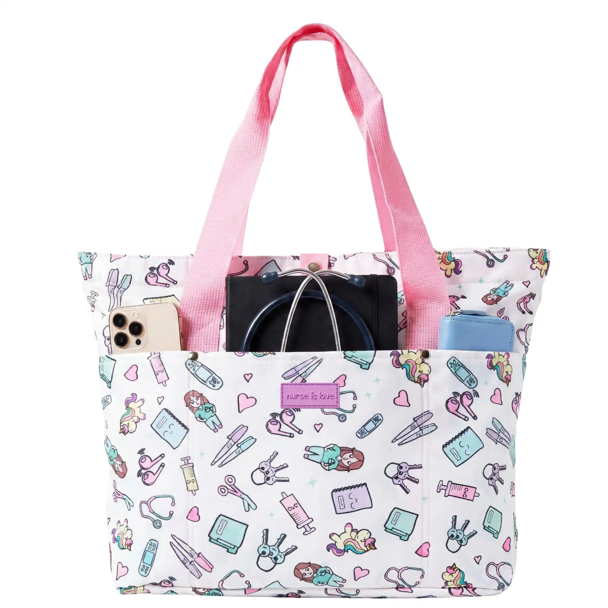 Bolso Unicornios de Nurse is Love para enfermería y sanidad