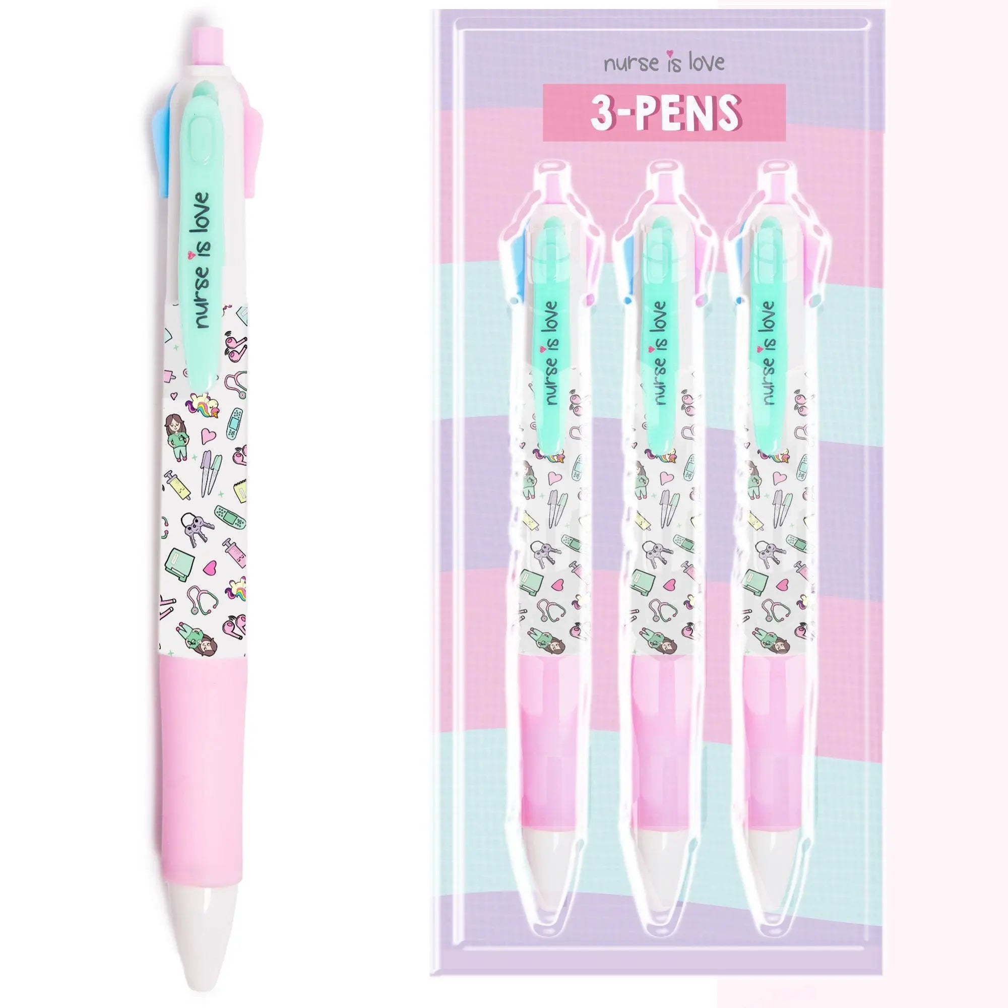 Boligrafos de regalo de Nurse is Love para enfermería y sanidad