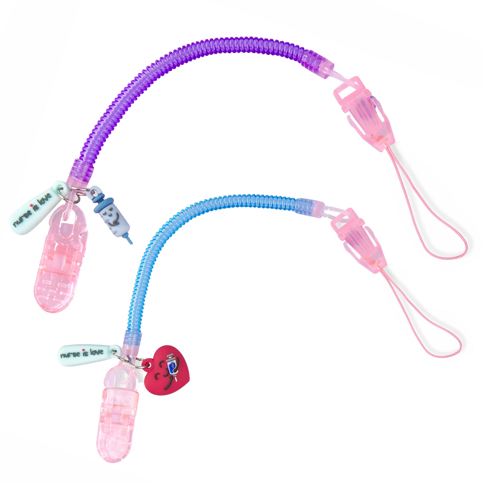 Pacco 2 Porta Forbici Silicone Blu + Viola