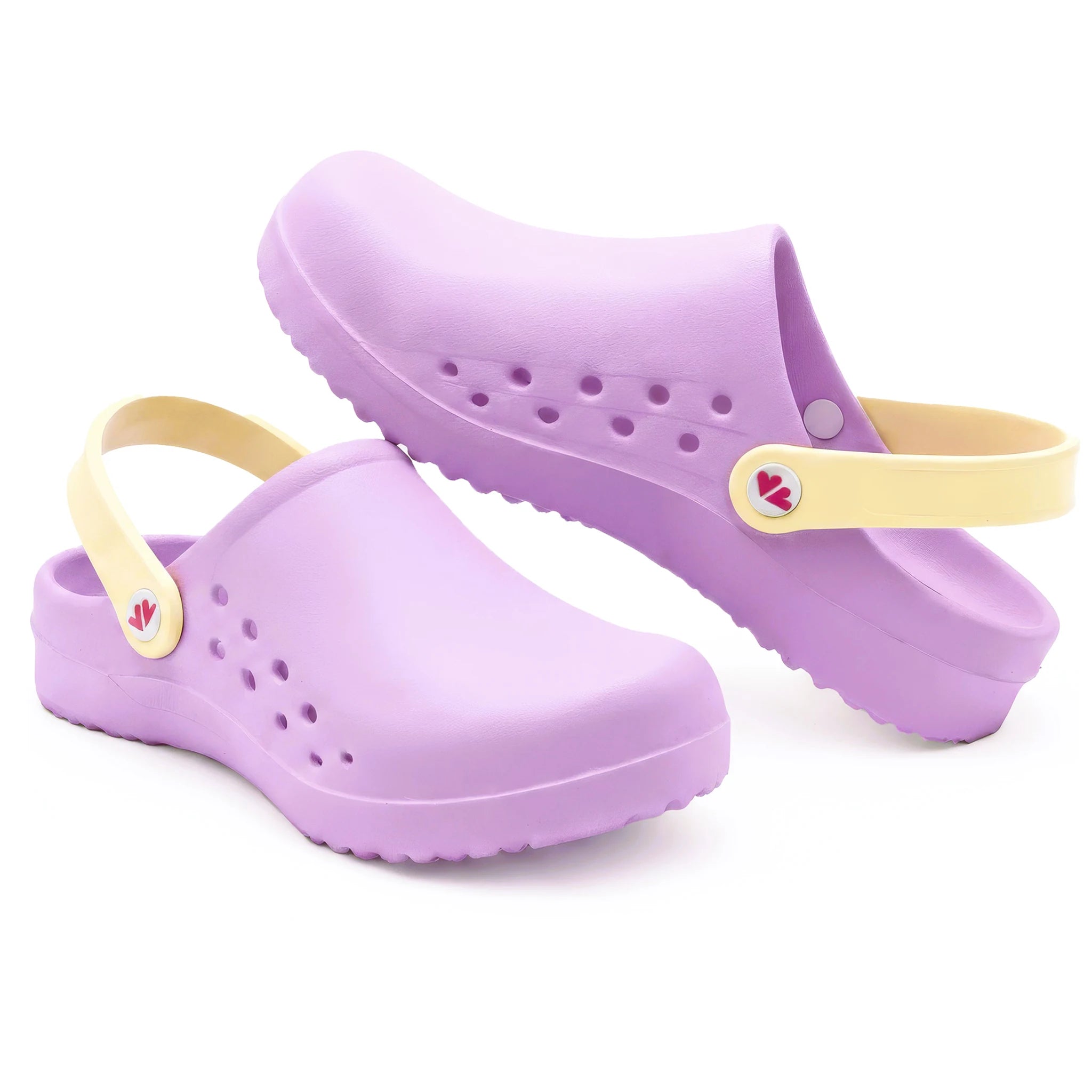Zuecos para Enfermeras Morado de Nurse is Love para enfermería y sanidad