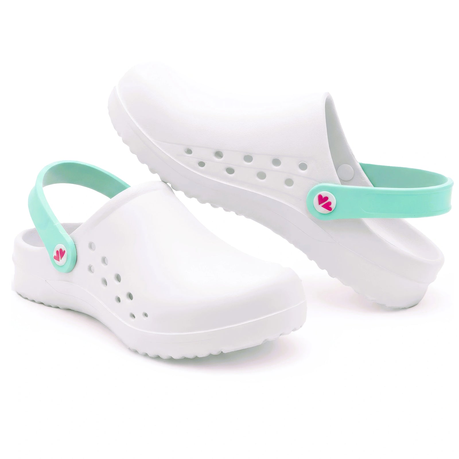White Nurse Clogs