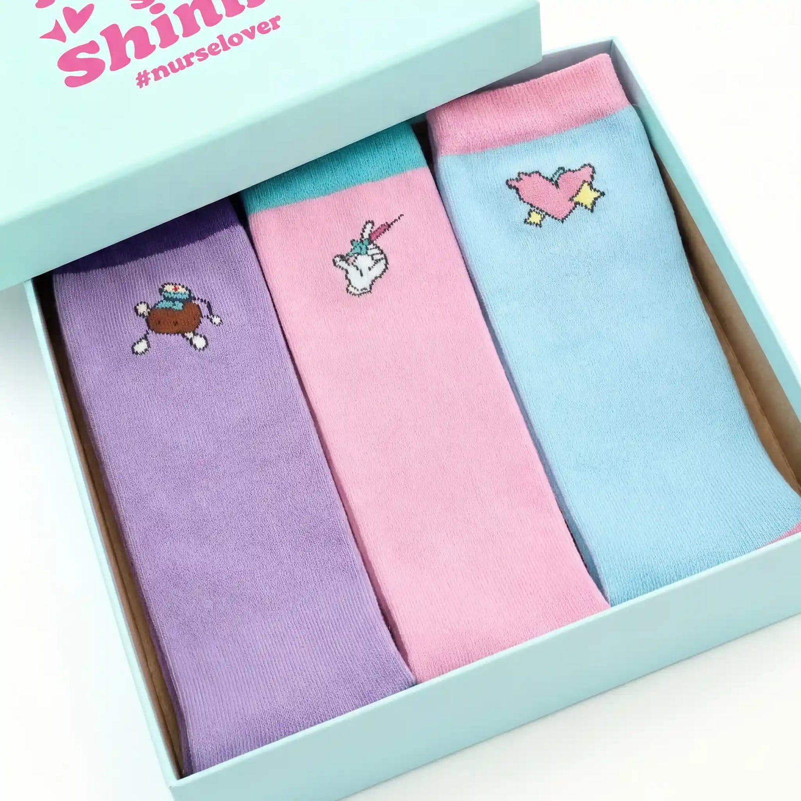 Set Medias de Compresión Diseño con Dibujos (3 uds.)