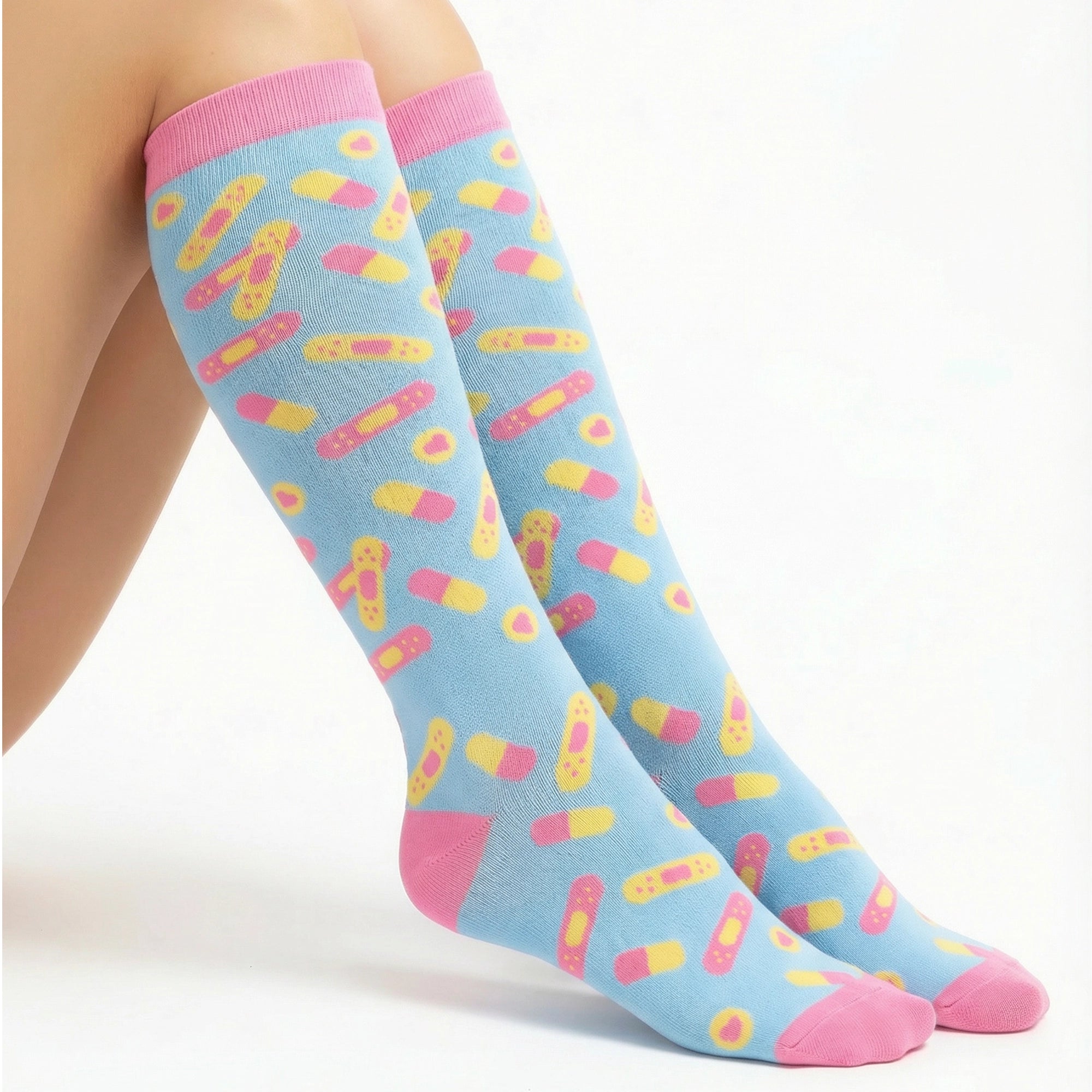 Medias de Compresion Aqua de Nurse is Love para enfermería y sanidad