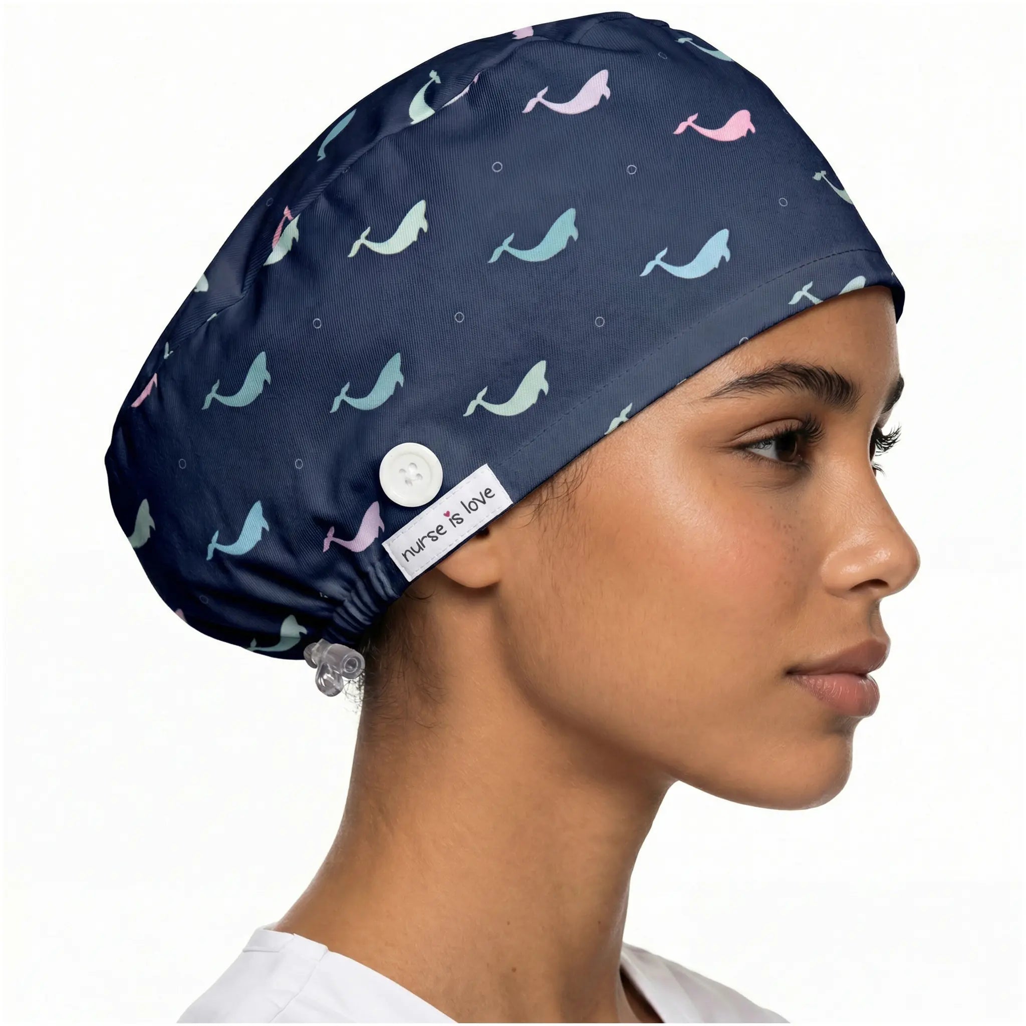 Gorro Ballenas para Enfermeras de Nurse is Love para enfermería y sanidad