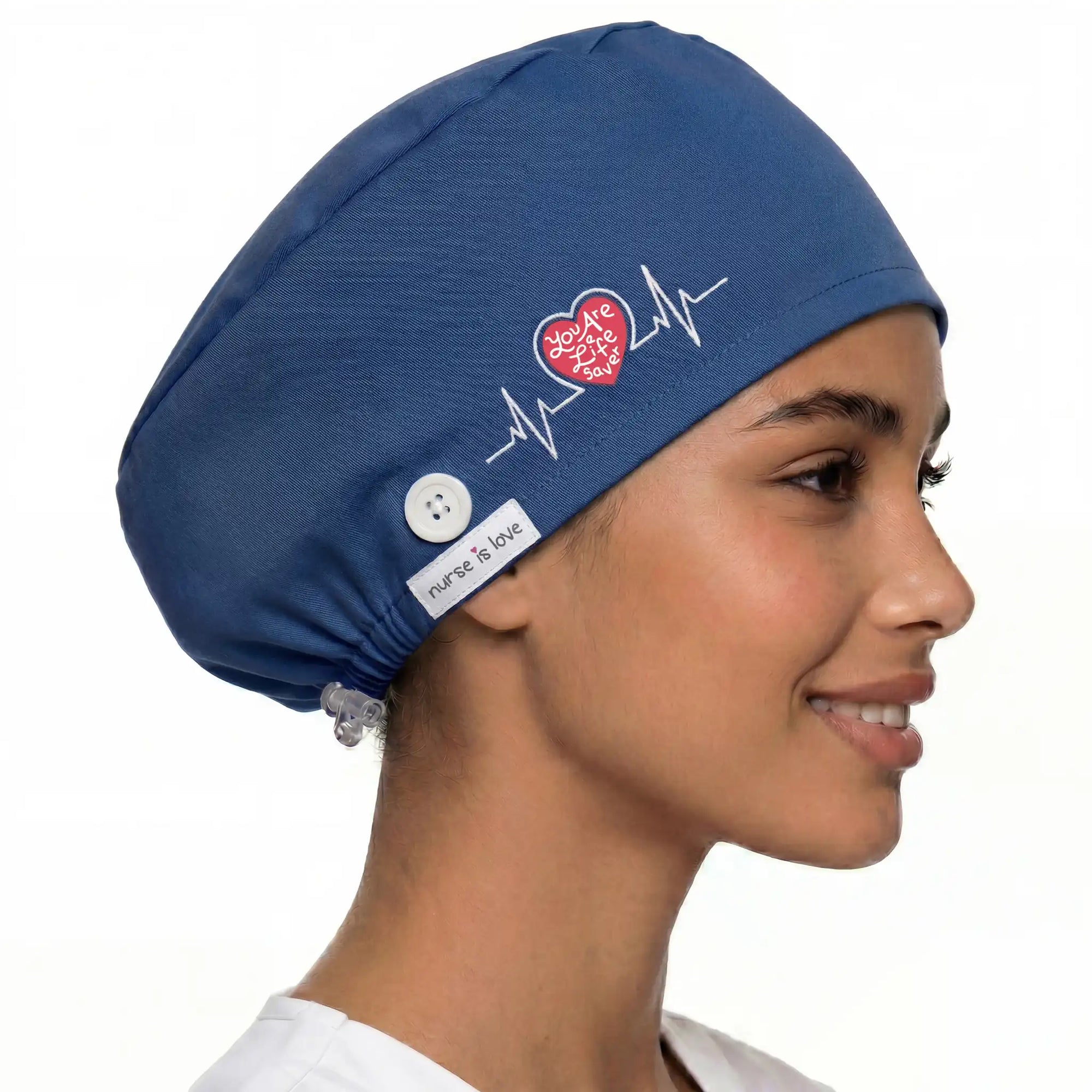 Gorro Navy para Enfermeras de Nurse is Love para enfermería y sanidad