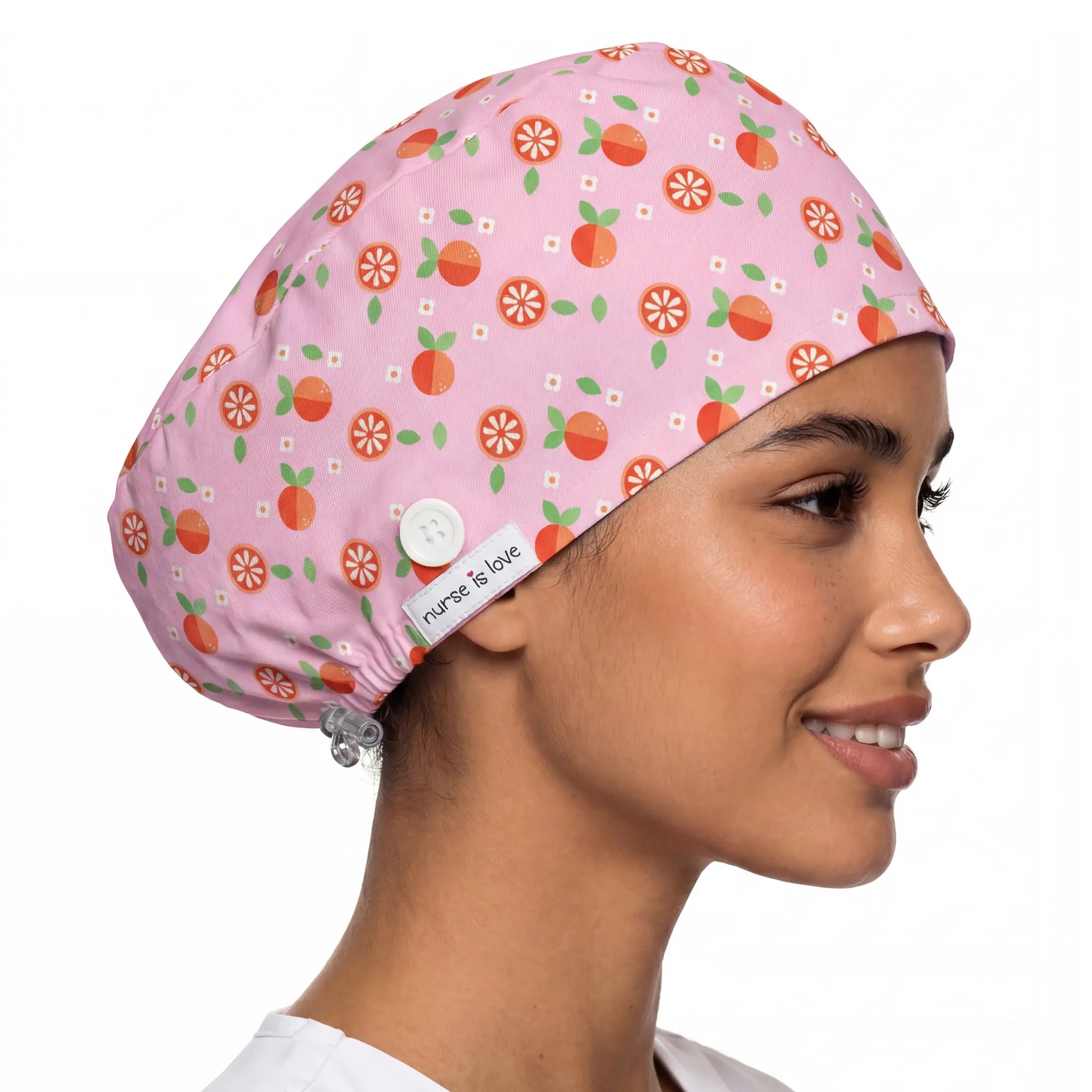 Gorro Naranjas para Enfermeras de Nurse is Love para enfermería y sanidad