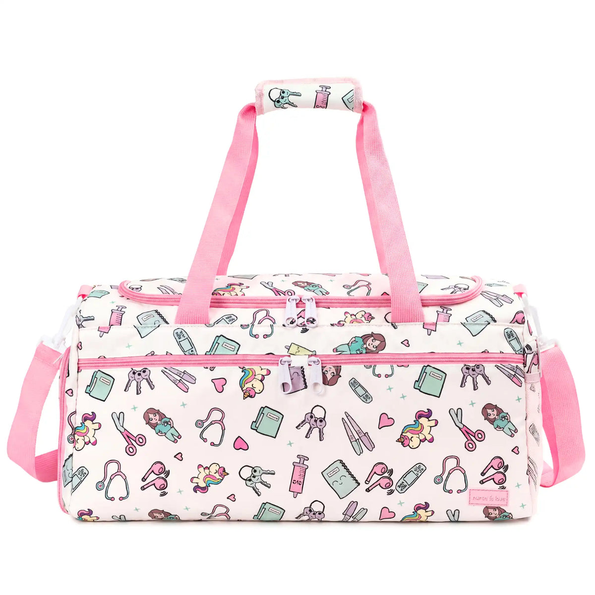 Bolso Deportivo para Enfemeras Unicornios de Nurse is Love para enfermería y sanidad