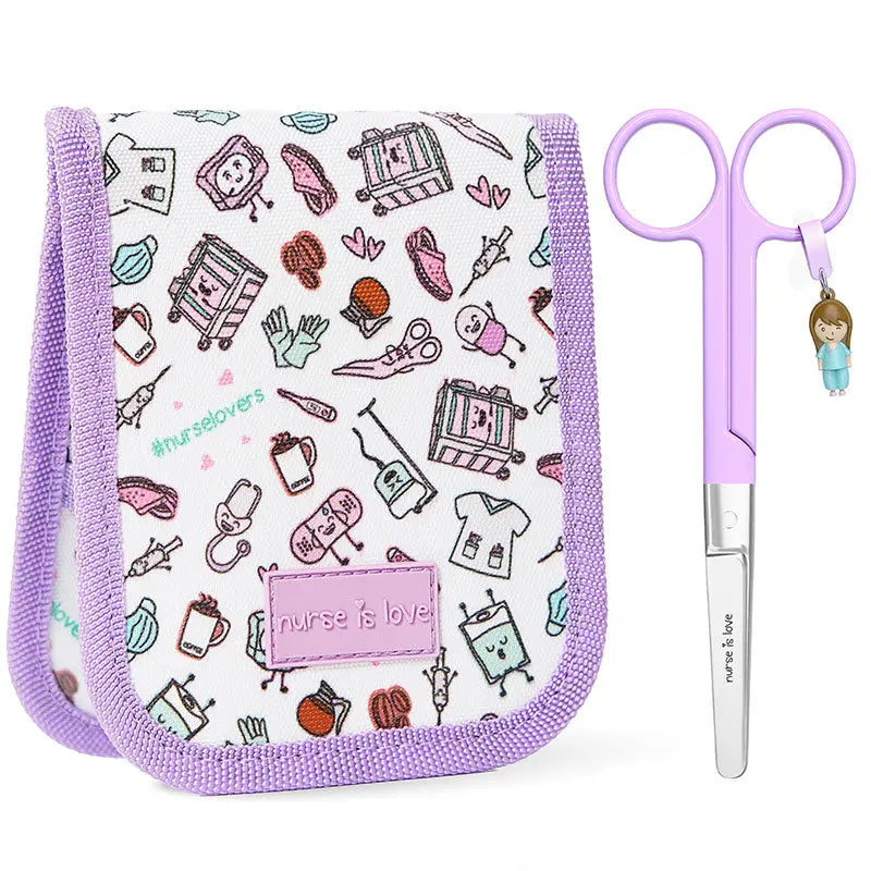 Set para Enfermera Organizador de Bolsillo - Tijeras Enfermeria Mayo - Café de Nurse is Love para enfermería y sanidad
