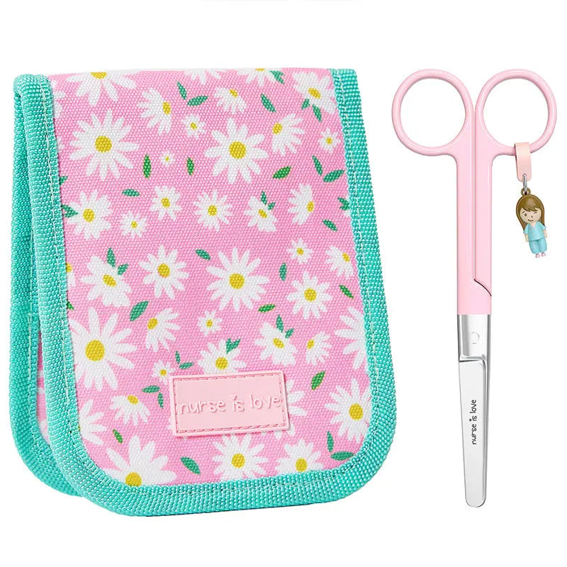 Set para Enfermera Organizador de Bolsillo - Tijeras Enfermeria Mayo - Margaritas de Nurse is Love para enfermería y sanidad