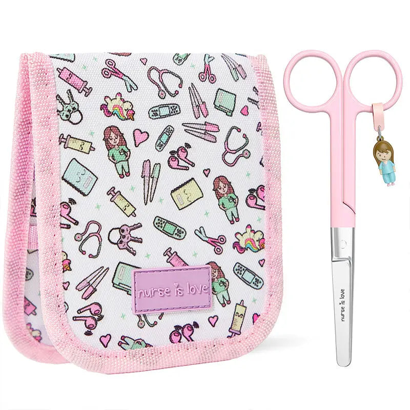 Set para Enfermera Organizador de Bolsillo - Tijeras Enfermeria Mayo - Unicornios de Nurse is Love para enfermería y sanidad