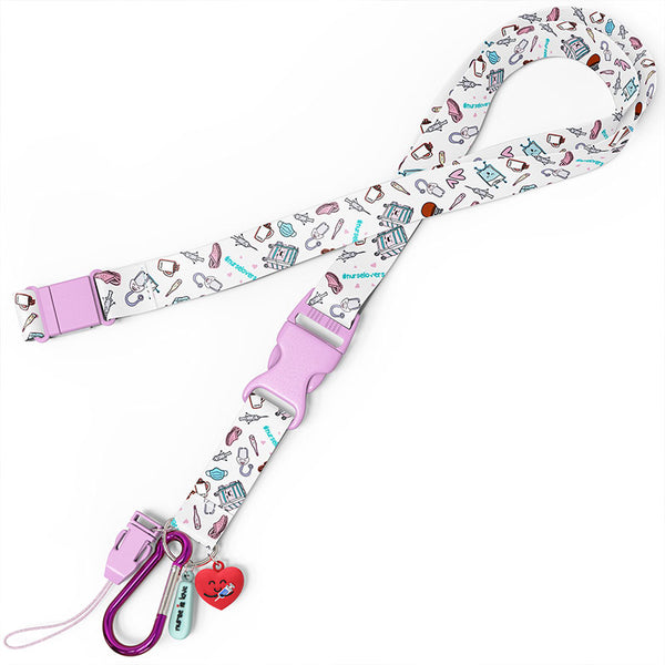 Lanyard Morado Café