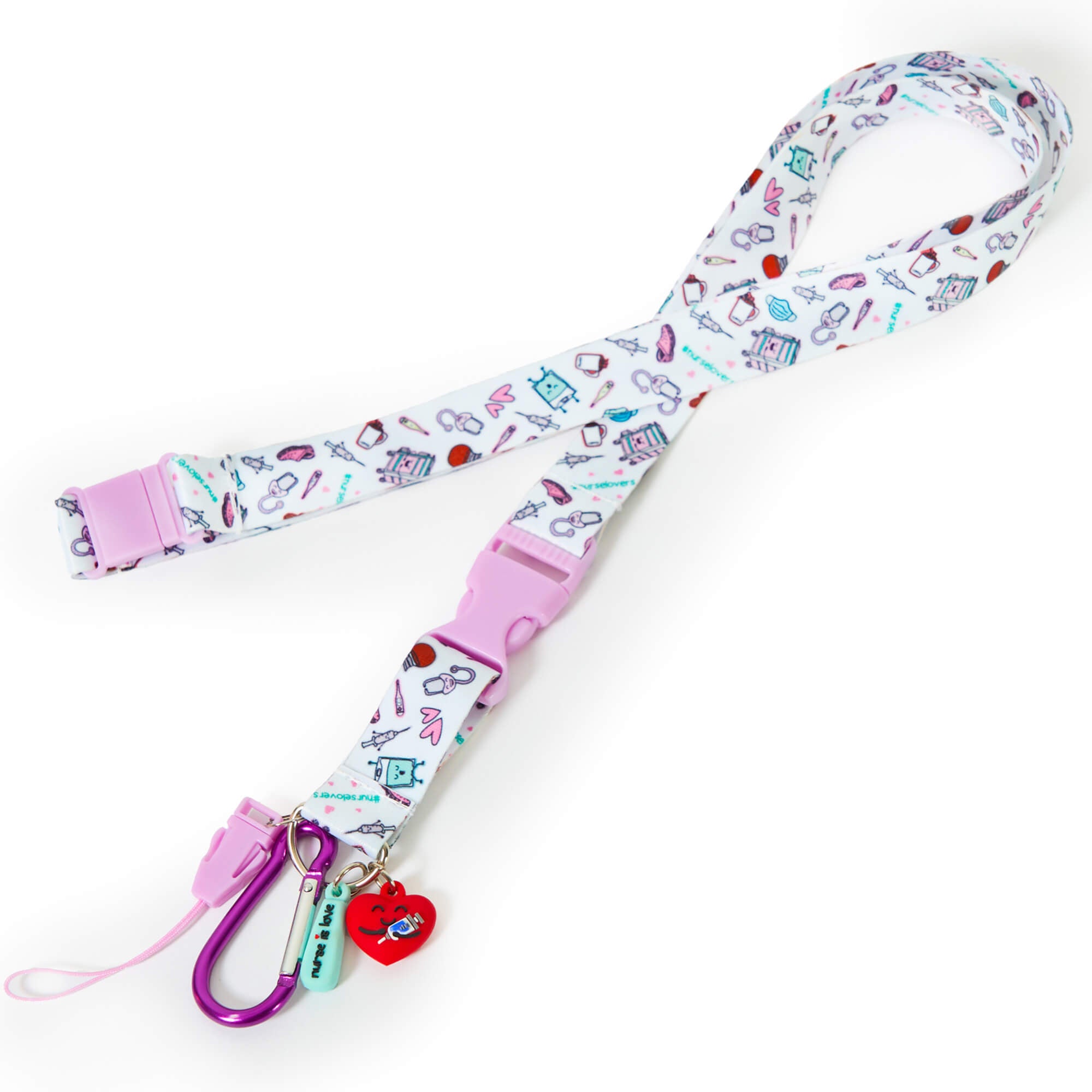 Plifal Soporte Para Tarjetas De Identificación Con Cordón Y Clip Retráctil Para Carretes De Insignias, Lindo