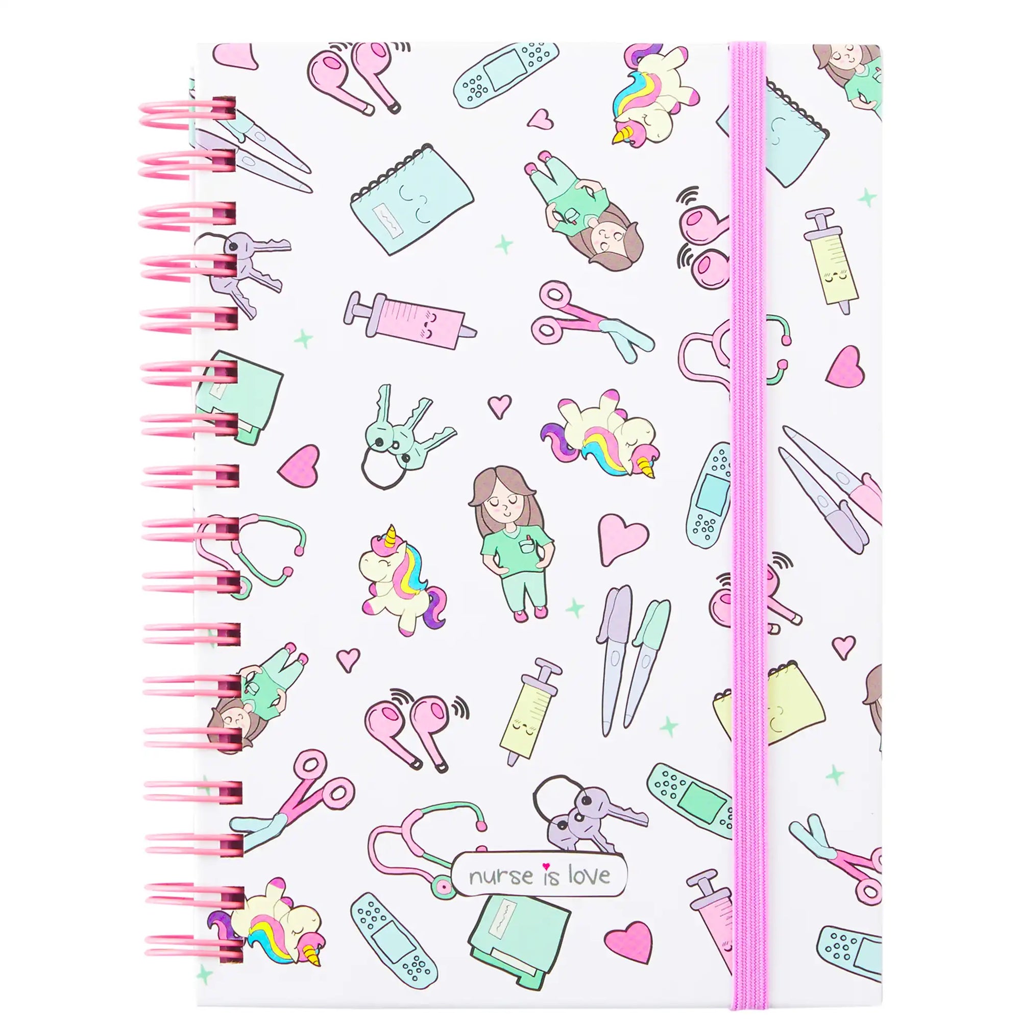 Cuaderno para Enfermeras Unicornios de Nurse is Love para enfermería y sanidad