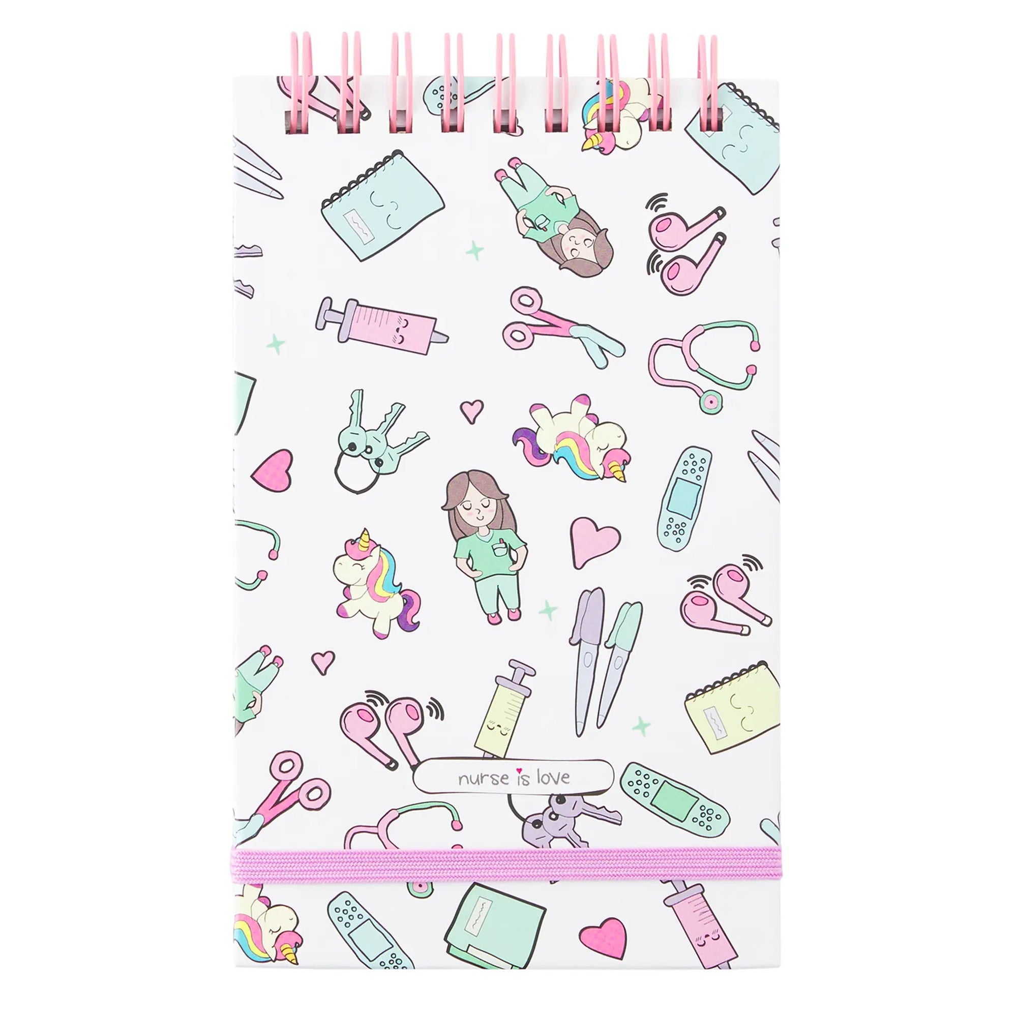 Cuaderno para Enfermeras Unicornios Mini de Nurse is Love para enfermería y sanidad