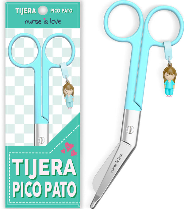 Tijeras Enfermería Pico de Pato Aqua