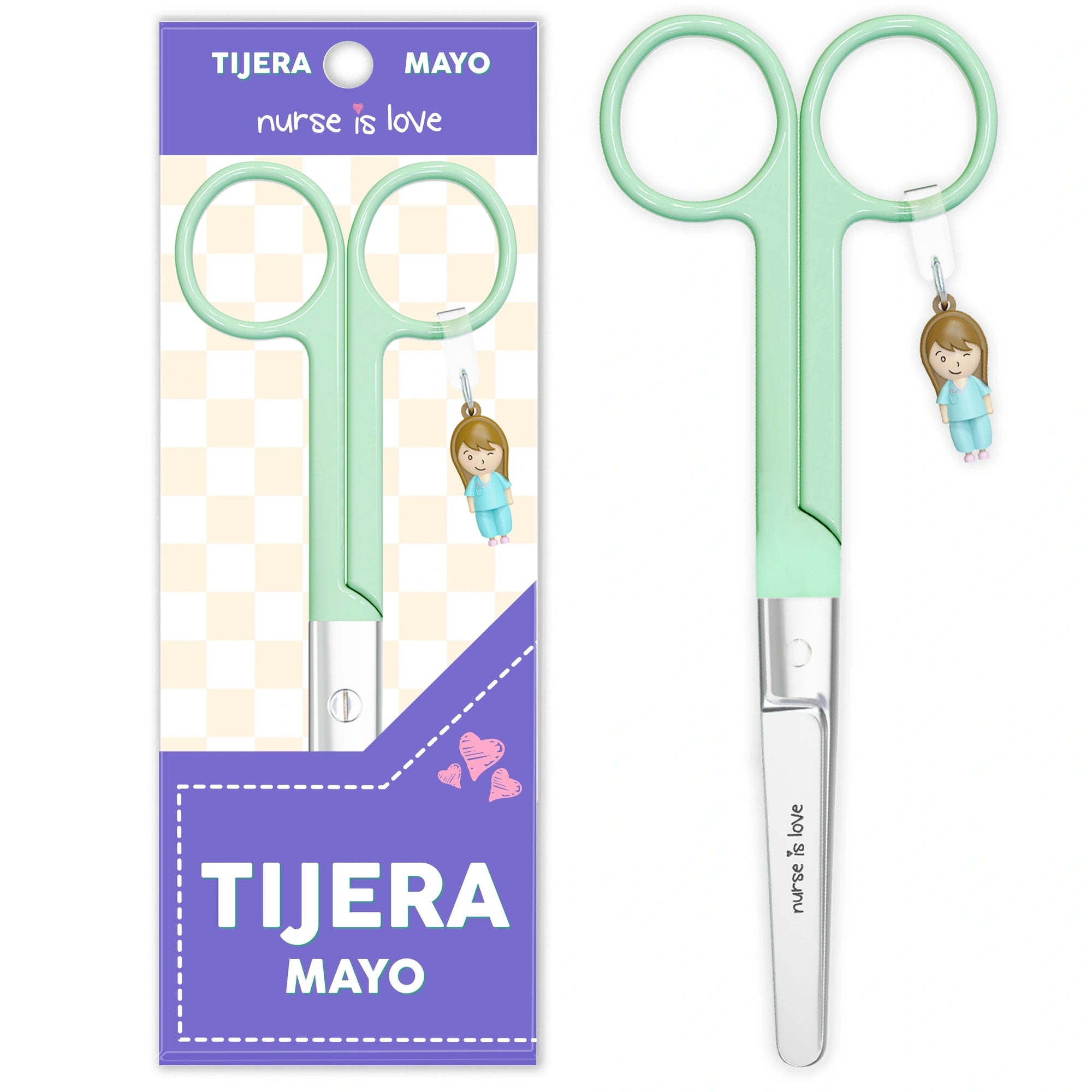 Tijeras Enfermería Mayo Verdes de Nurse is Love para enfermería y sanidad