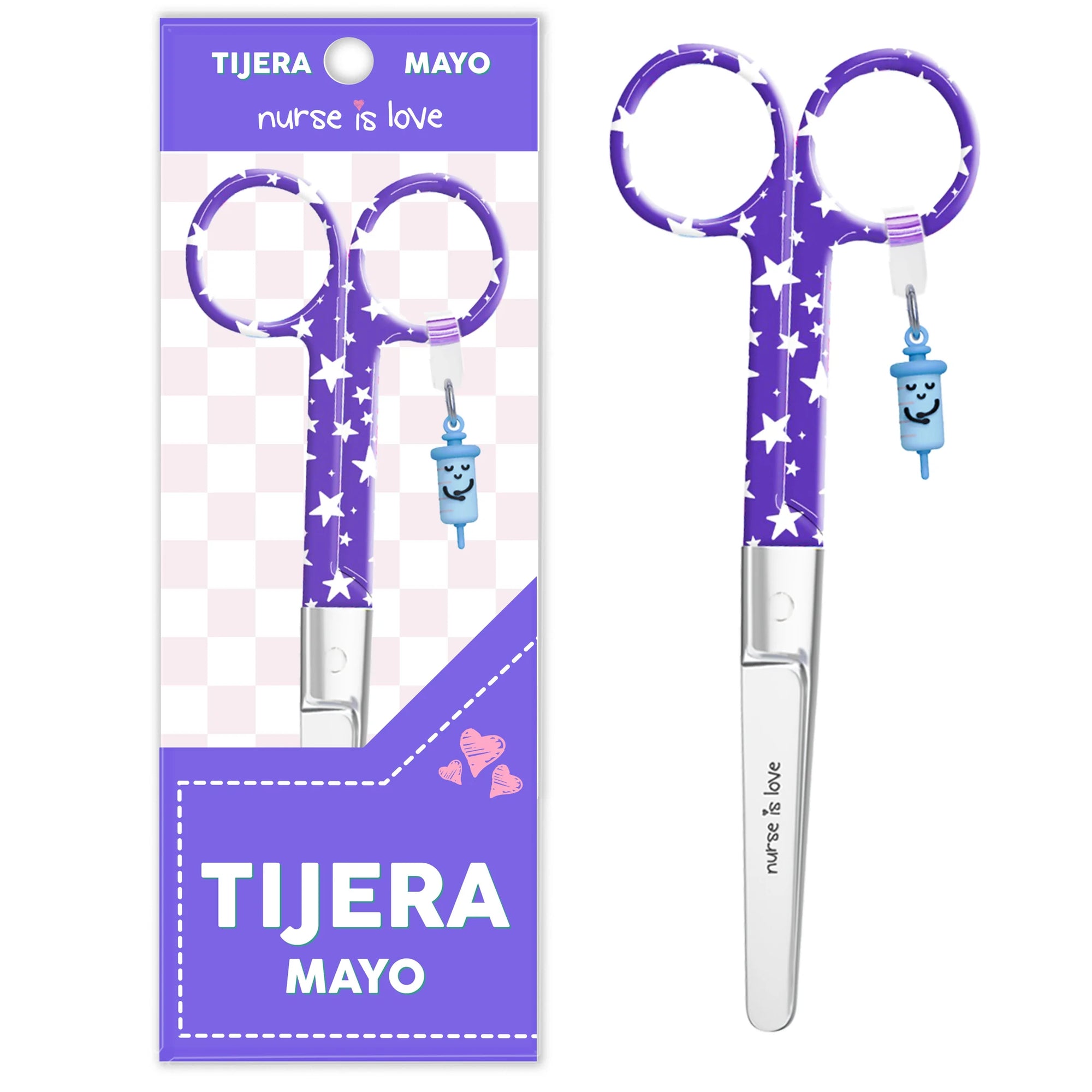 Tijeras Enfermería Mayo Estrellas Azul de Nurse is Love para enfermería y sanidad