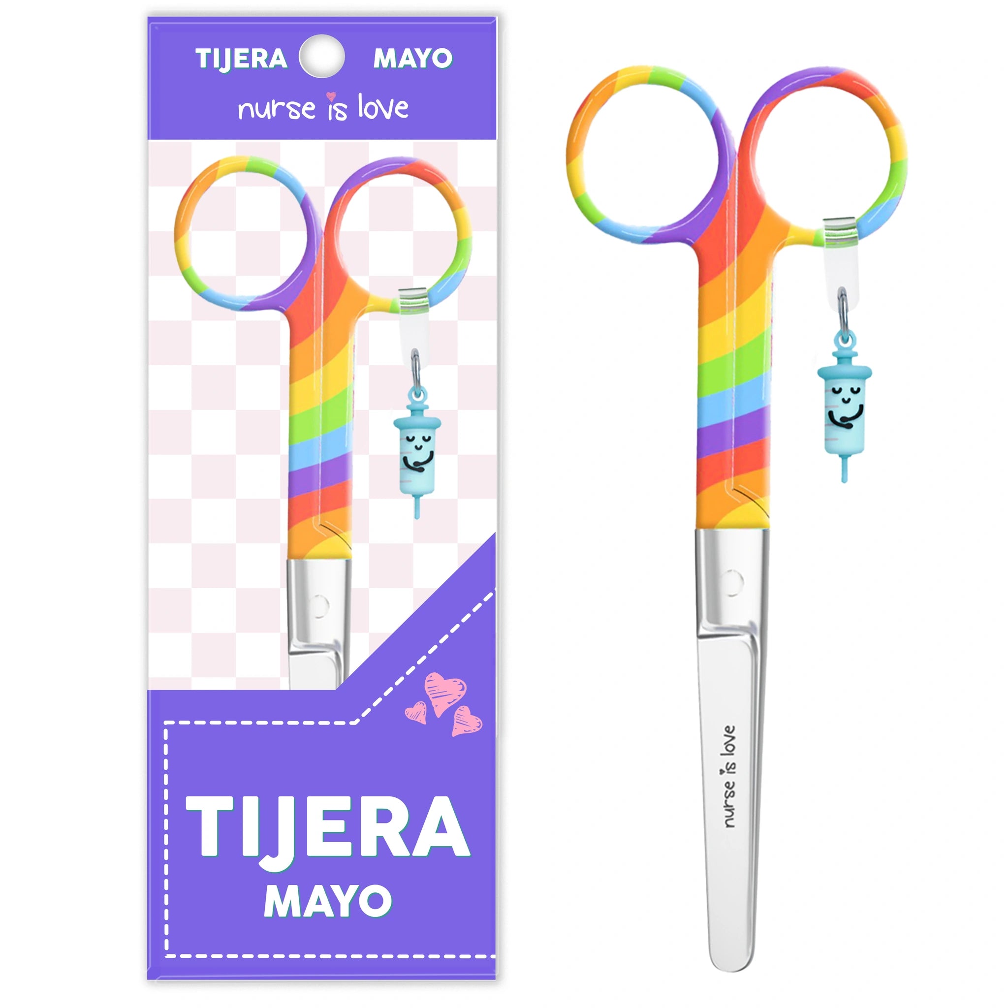 Tijeras Enfermería Mayo LGBT de Nurse is Love para enfermería y sanidad