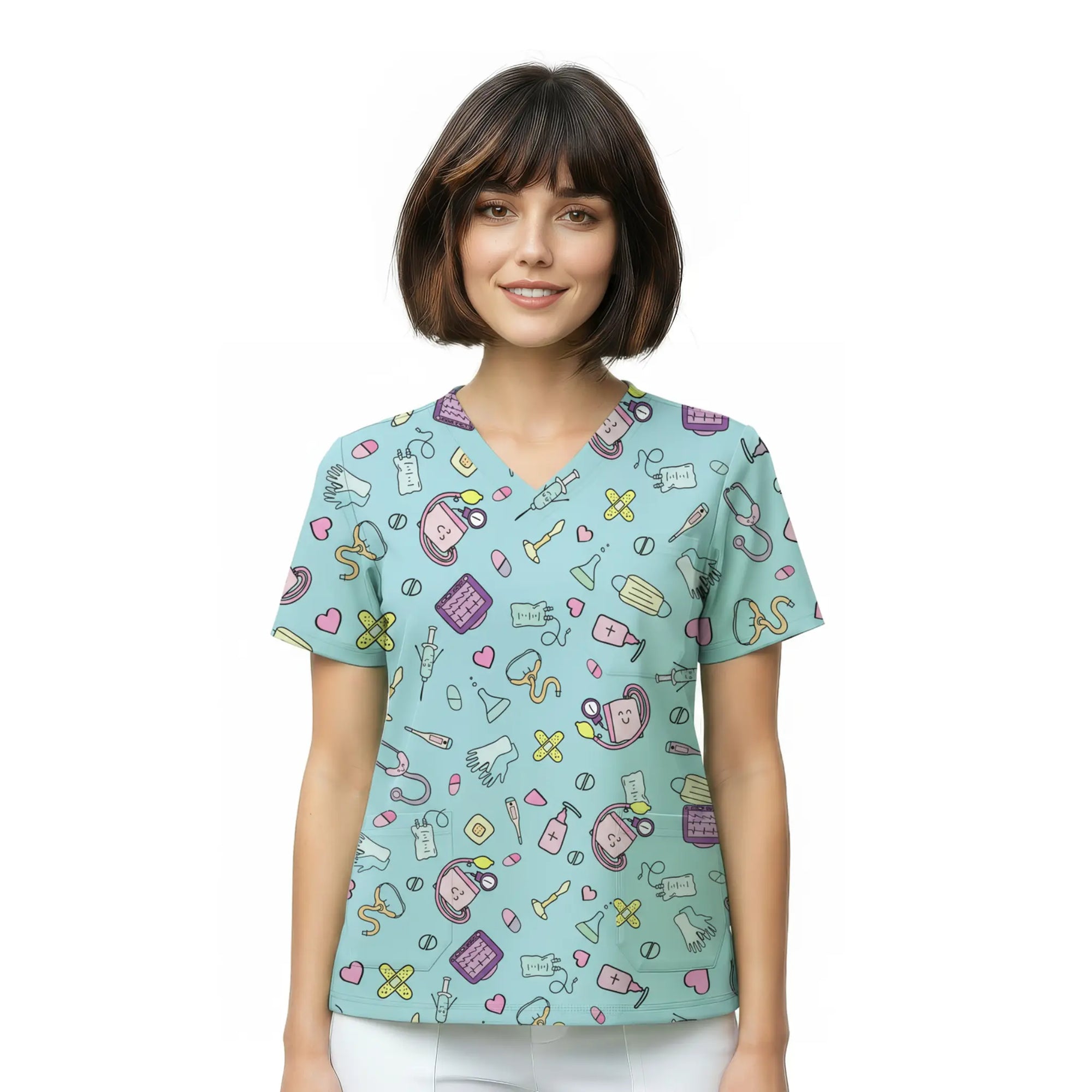 Casaca Clínica de Nurse is Love para enfermería y sanidad