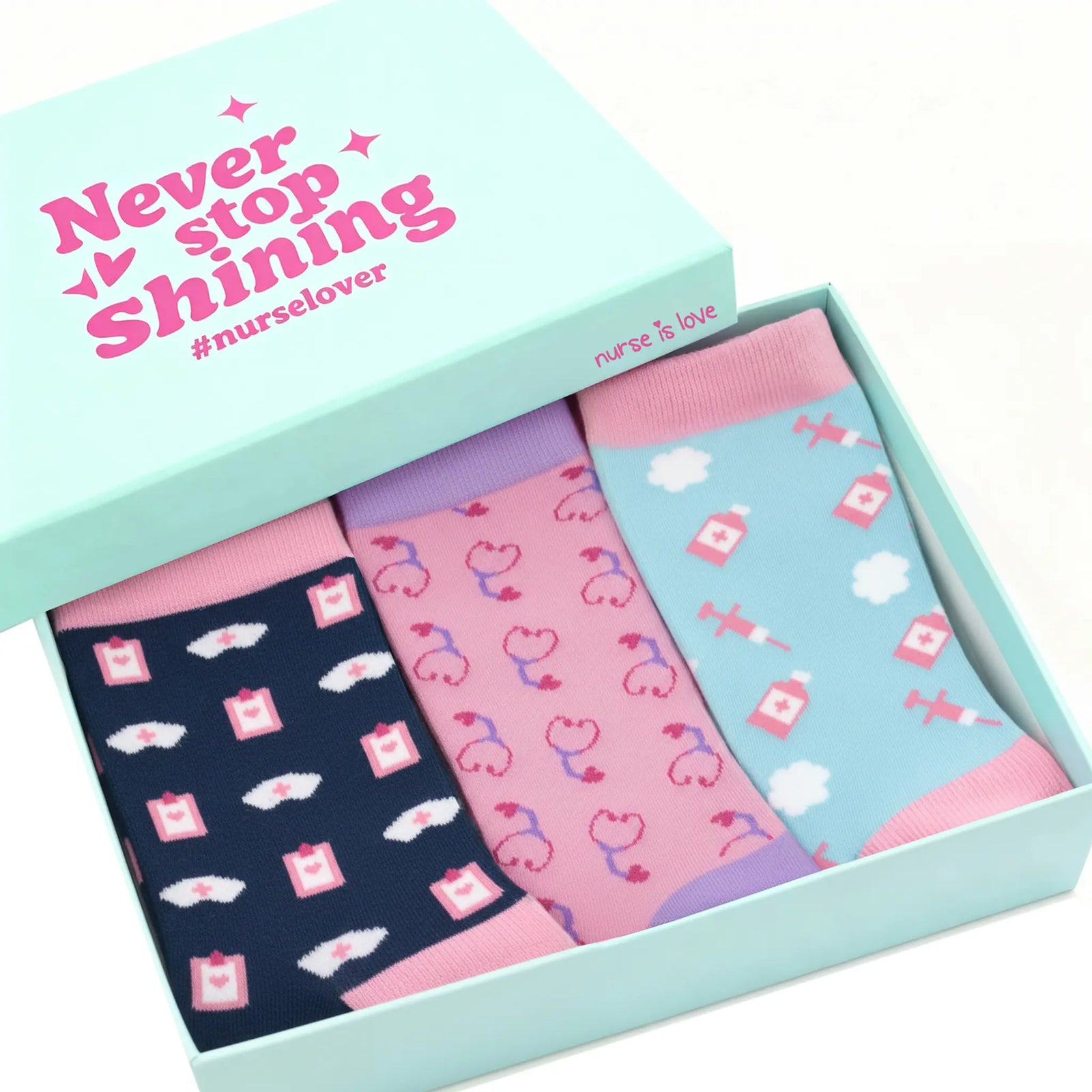 Calcetines Altos para Enfermeras (Set de 3)