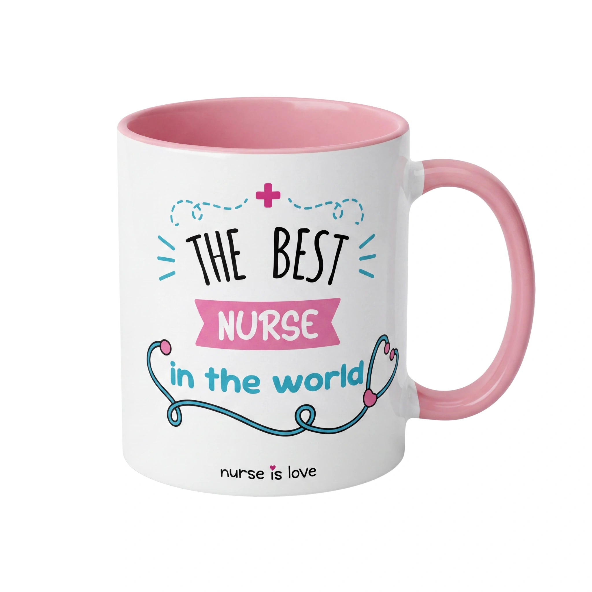 Taza para Enfermeras de Nurse is Love para enfermería y sanidad