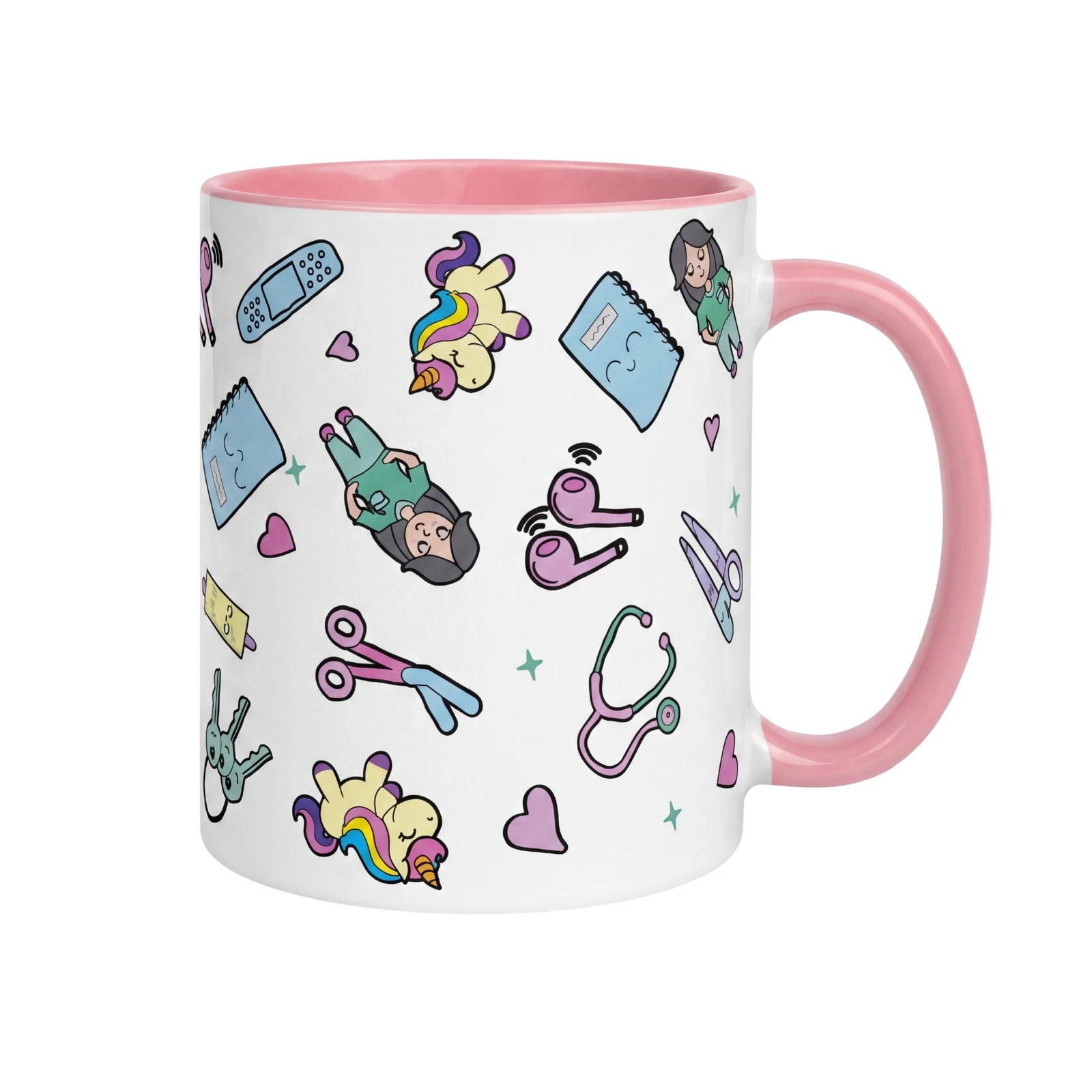 Taza para Enfermeras Unicornios