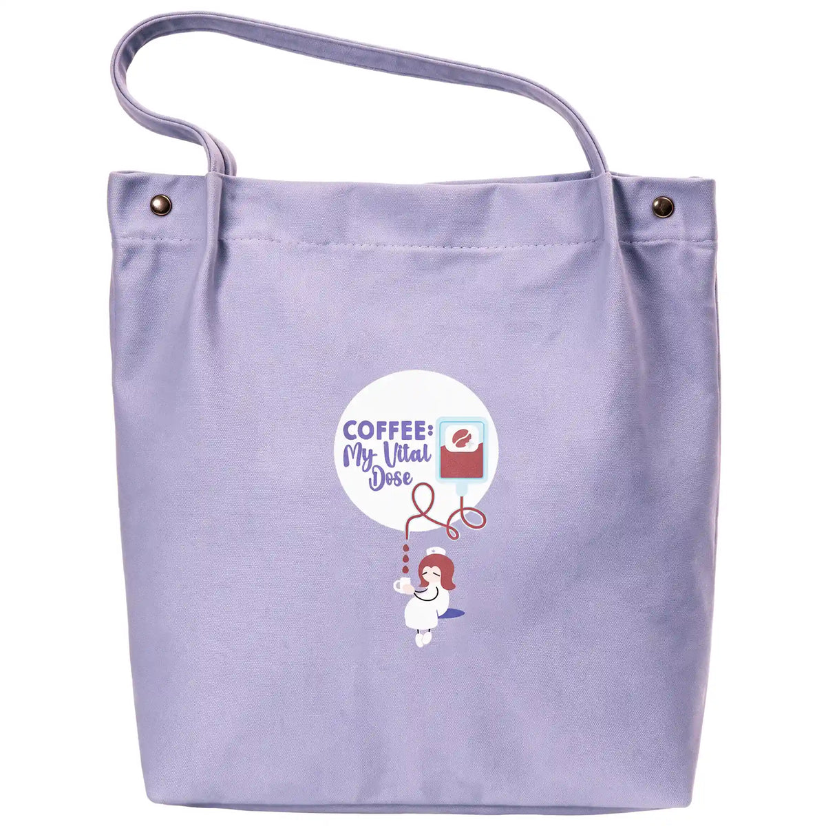 Tote Bag para Enfermeras Morada