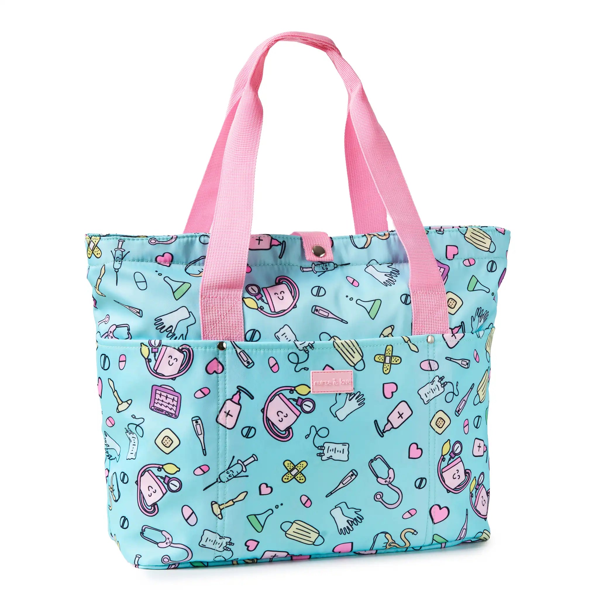 Bolso Aqua Instrumentos de Nurse is Love para enfermería y sanidad