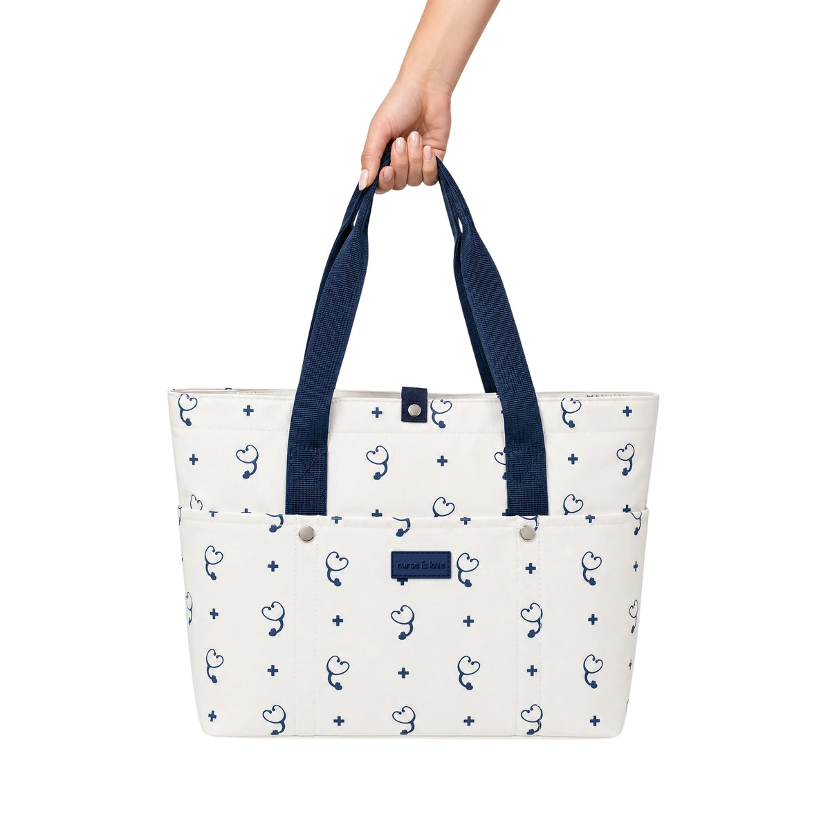 Bolso Beige Estetoscopio de Nurse is Love para enfermería y sanidad