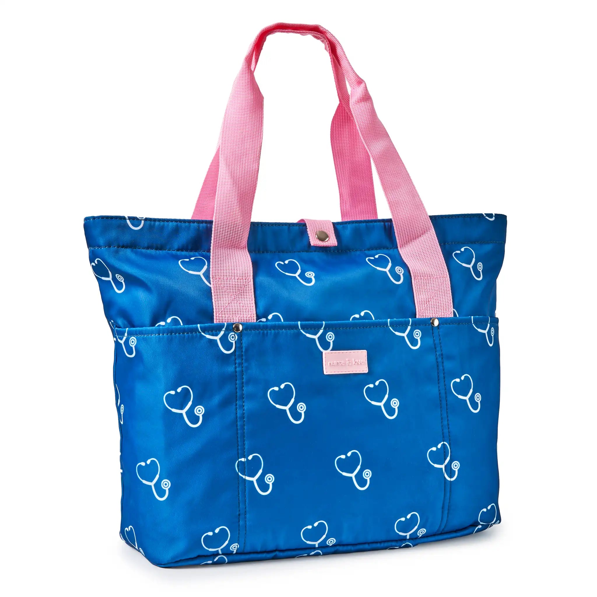 Bolso Azul de Nurse is Love para enfermería y sanidad