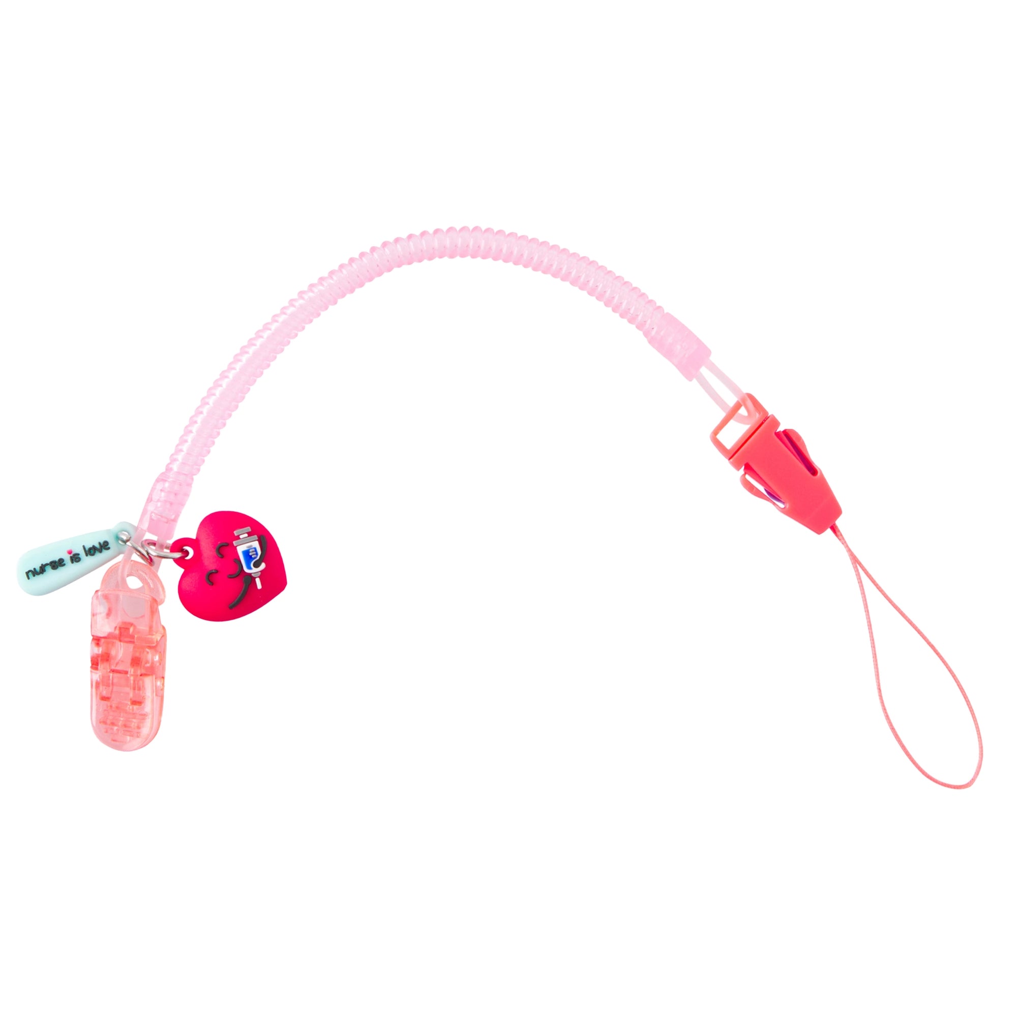 Portatijeras de Enfermería Silicona Rosa de Nurse is Love para enfermería y sanidad