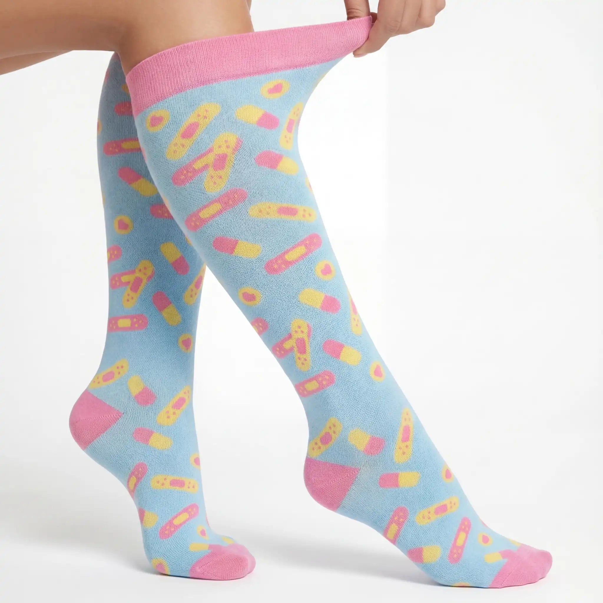 Medias de Compresion Aqua de Nurse is Love para enfermería y sanidad