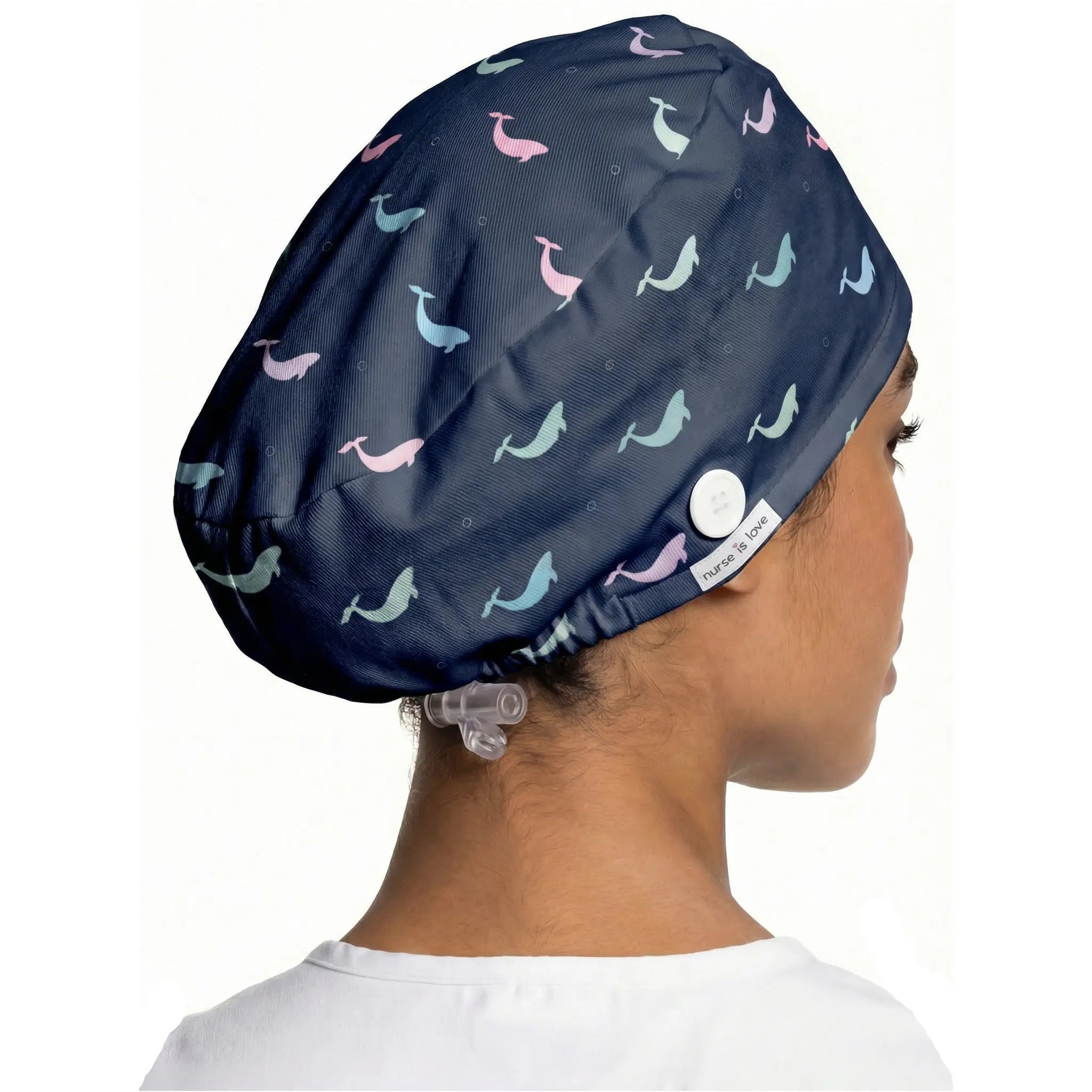 Gorro Ballenas para Enfermeras de Nurse is Love para enfermería y sanidad