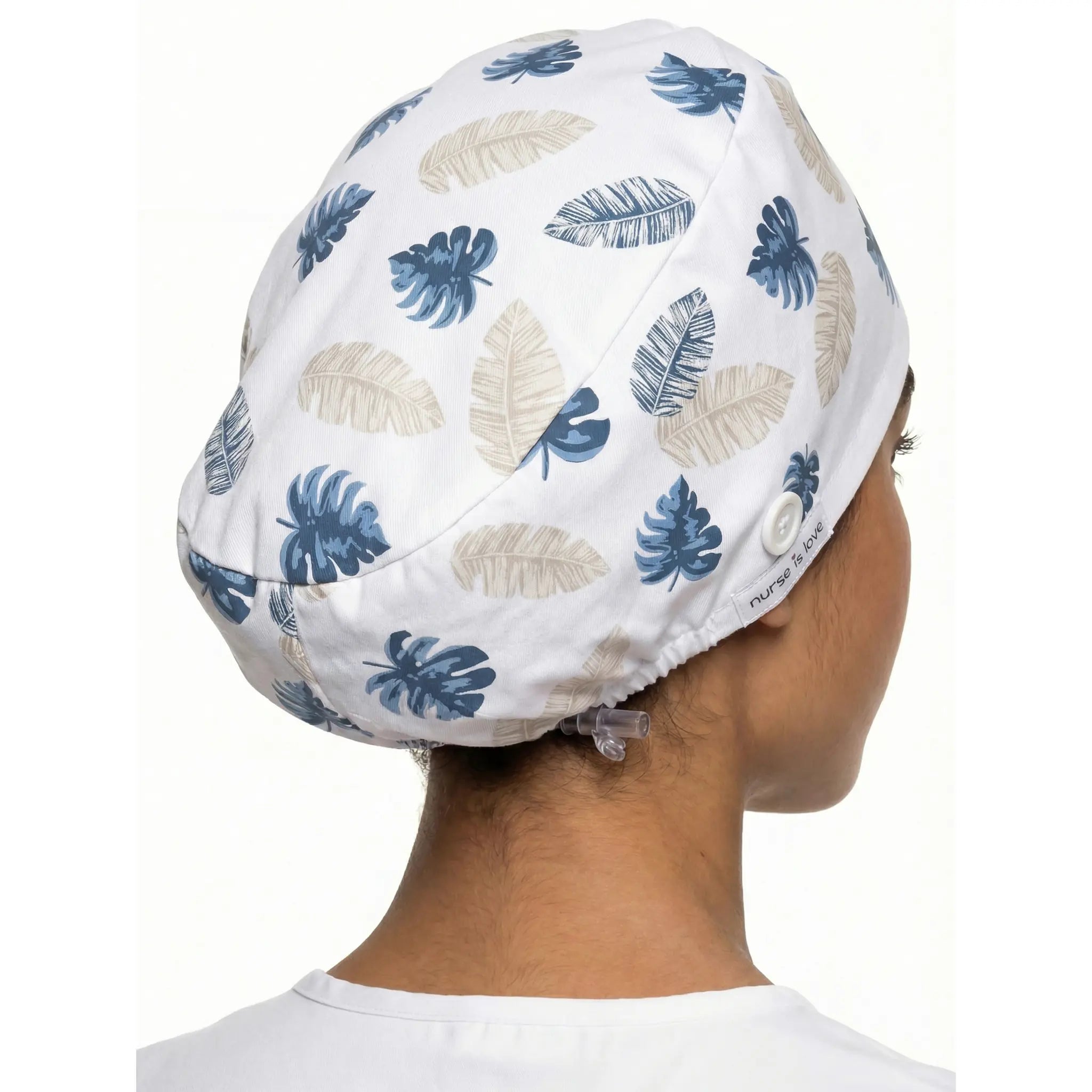 Gorro Hojas Perla para Enfermeras de Nurse is Love para enfermería y sanidad