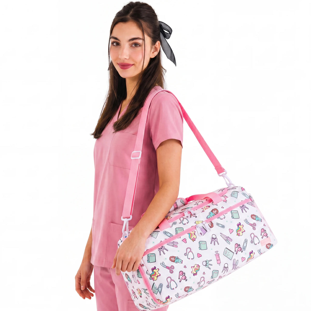 Bolso Deportivo para Enfemeras Unicornios de Nurse is Love para enfermería y sanidad