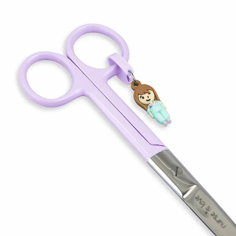 Set para Enfermera Lanyard - Tijeras Enfermeria Mayo - Flores de Nurse is Love para enfermería y sanidad