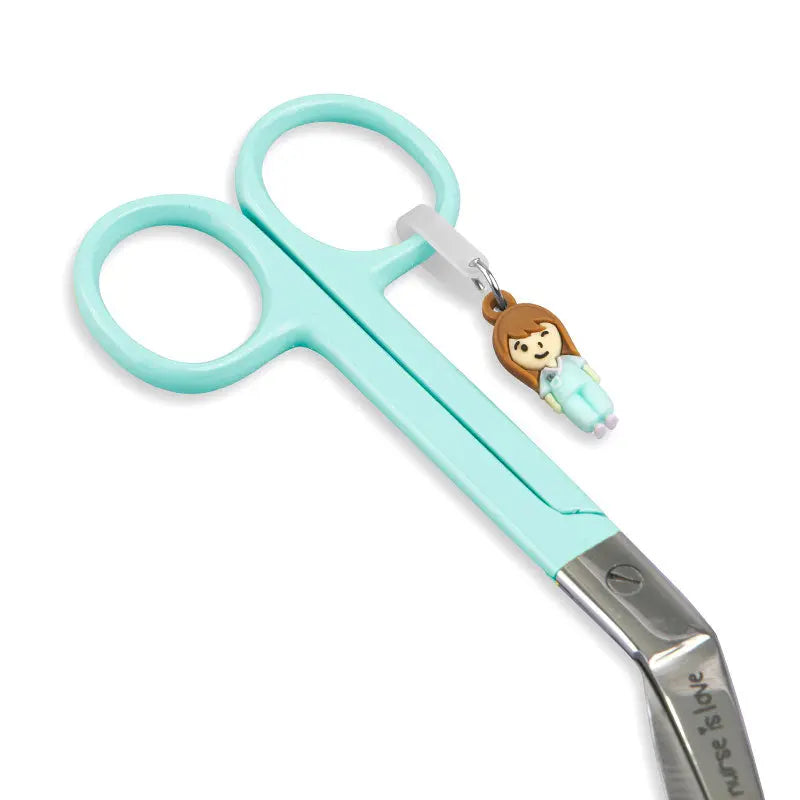 Set para Enfermera Lanyard - Tijeras Enfermeria Pico de Pato - Aqua de Nurse is Love para enfermería y sanidad