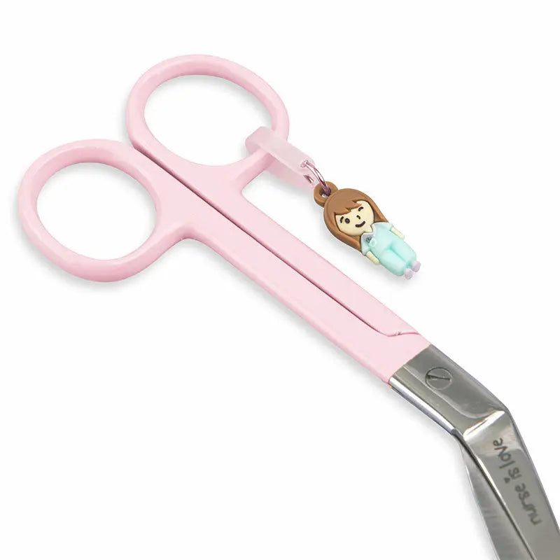 Set para Enfermera Lanyard - Tijeras Enfermeria Pico de Pato - Estetoscopio de Nurse is Love para enfermería y sanidad