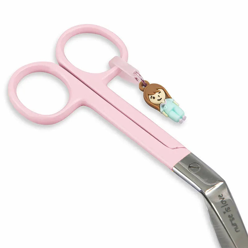 Set para Enfermera Lanyard - Tijeras Enfermeria Pico de Pato - Unicornios de Nurse is Love para enfermería y sanidad