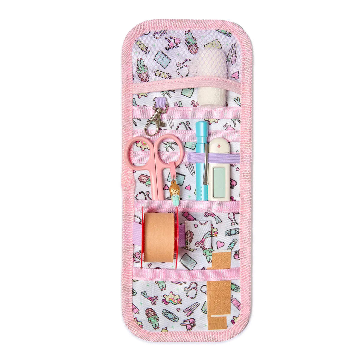 Set para Enfermera Organizador de Bolsillo Lanyard con Tijeras Enfermeria Mayo - Unicornios de Nurse is Love para enfermería y sanidad