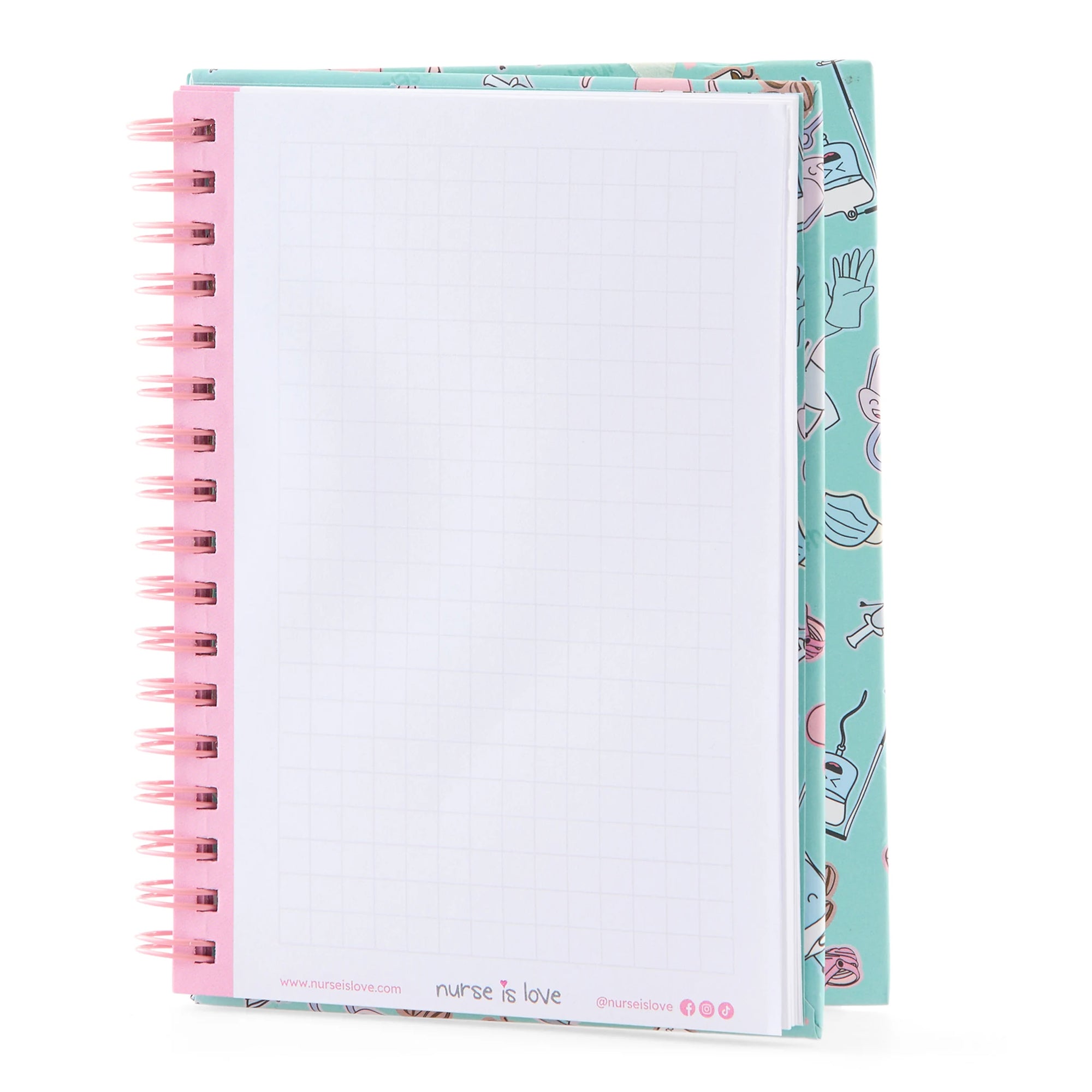Cuaderno para Enfermeras Aqua de Nurse is Love para enfermería y sanidad