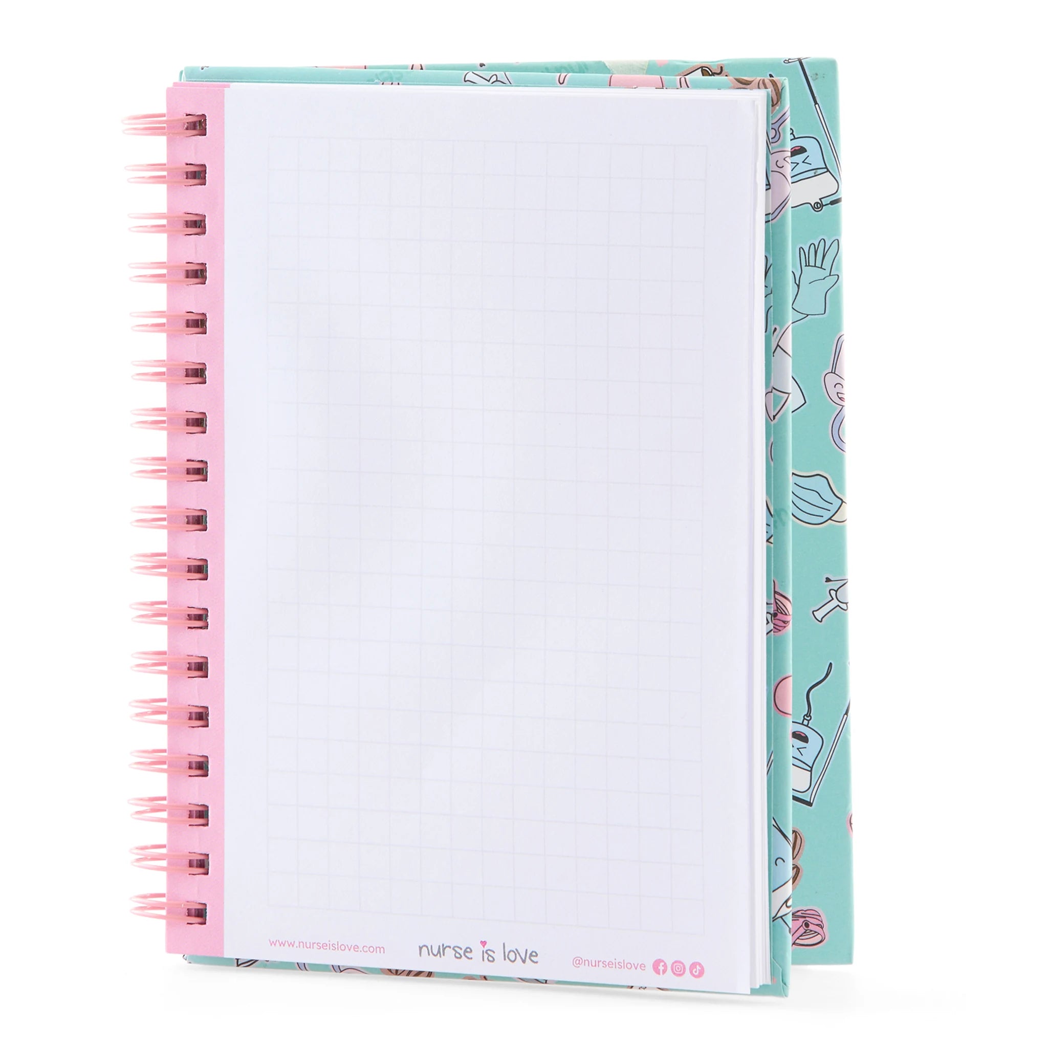 Cuaderno para Enfermeras Aqua de Nurse is Love para enfermería y sanidad