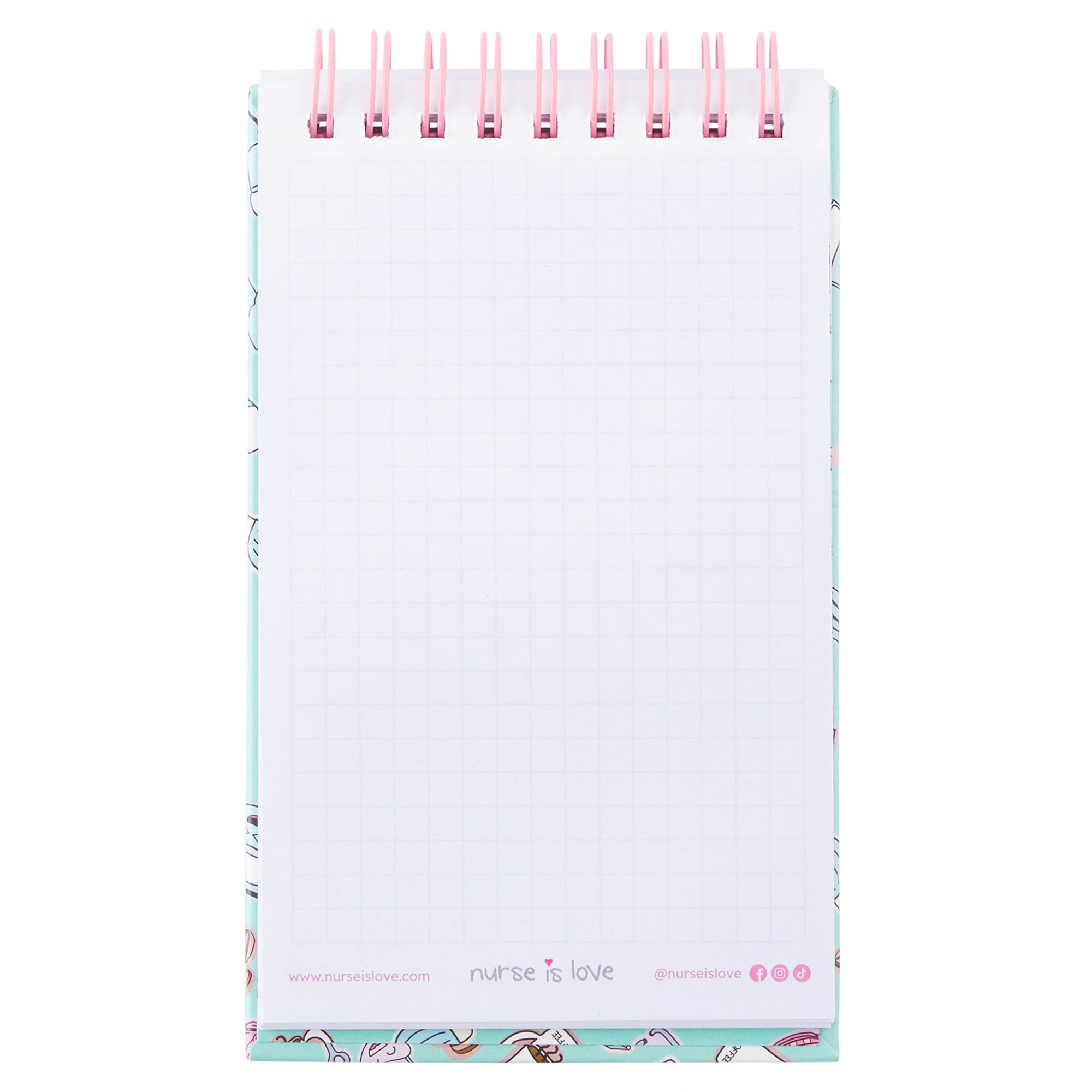 Cuaderno para Enfermeras Aqua Mini de Nurse is Love para enfermería y sanidad