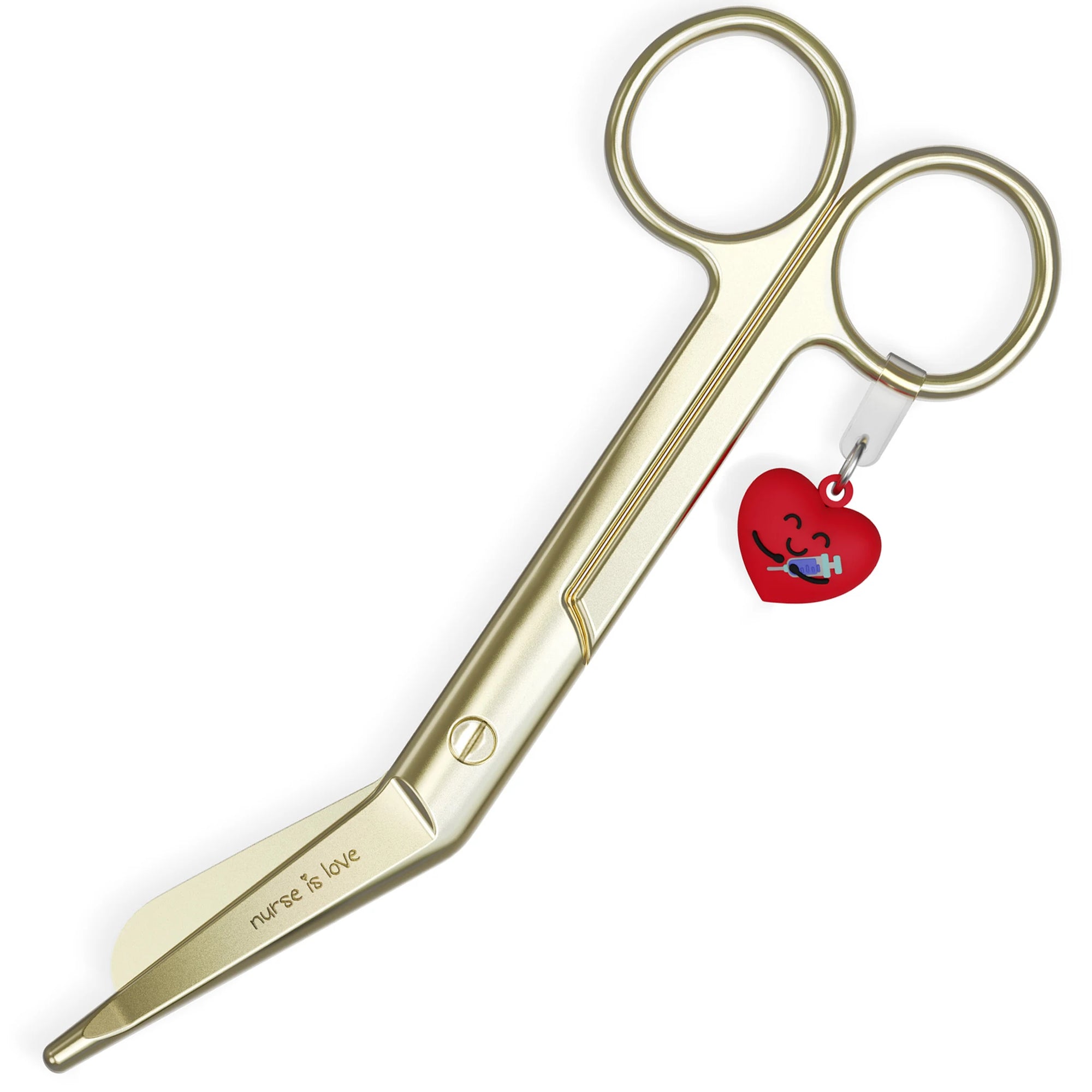 Tijeras Enfermería Pico de Pato Gold de Nurse is Love para enfermería y sanidad