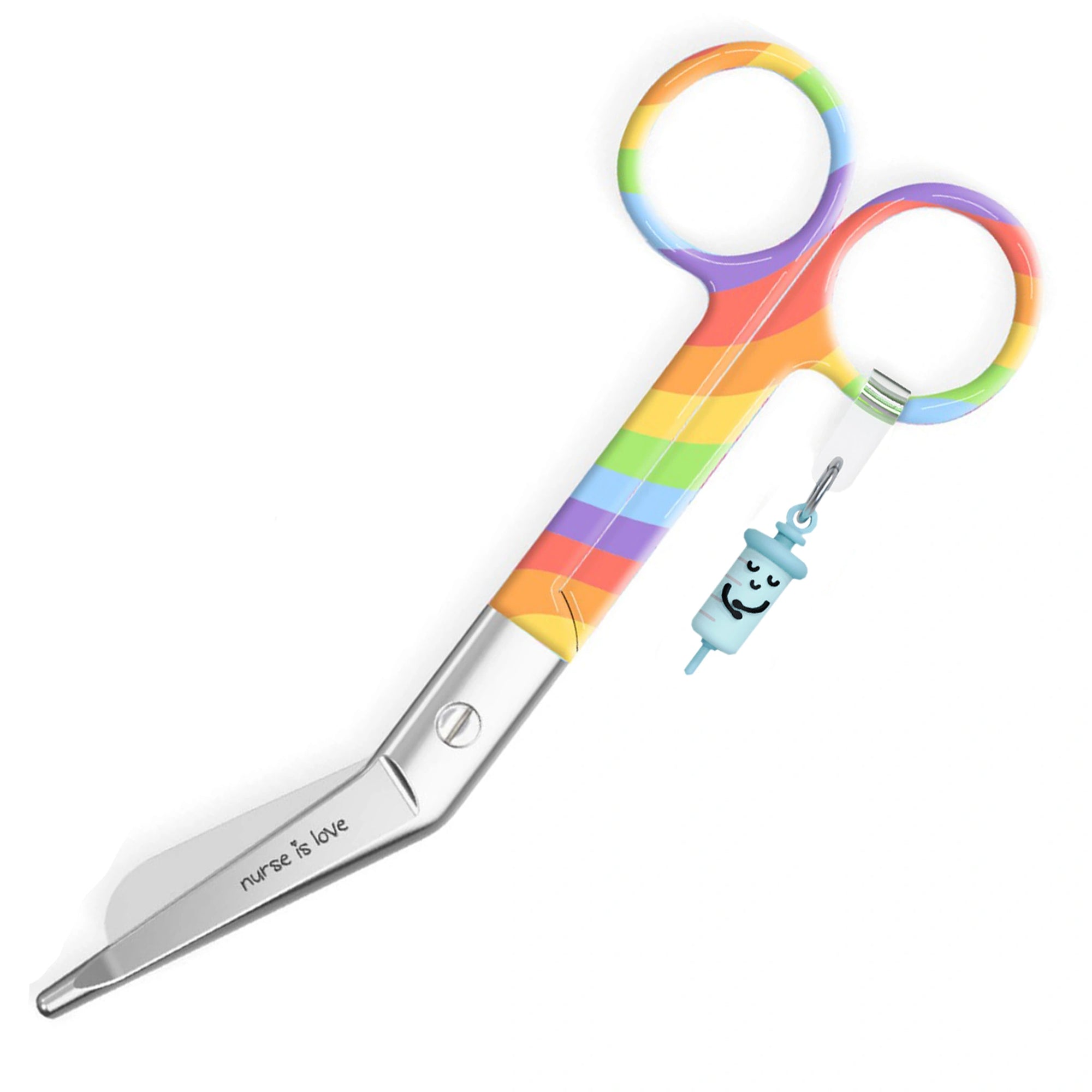 Tijeras Enfermería Pico de Pato LGBT de Nurse is Love para enfermería y sanidad