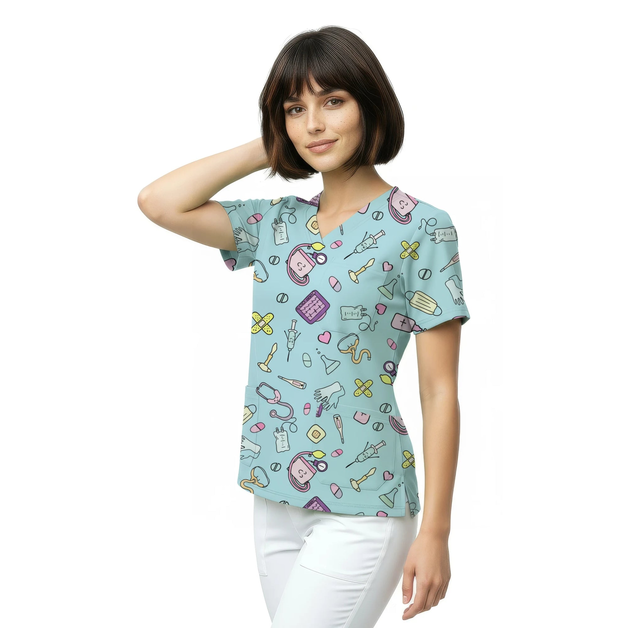 Casaca Clínica de Nurse is Love para enfermería y sanidad